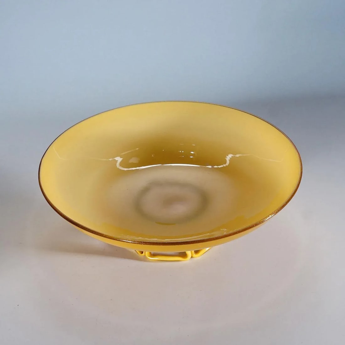 Great Vetro Incamiciato Glass Plate Murano 1930s - 2