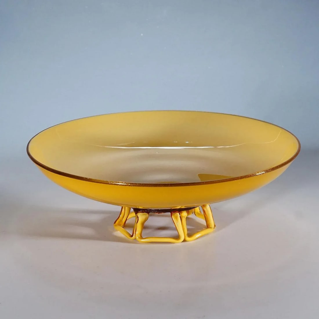 Great Vetro Incamiciato Glass Plate Murano 1930s - 3
