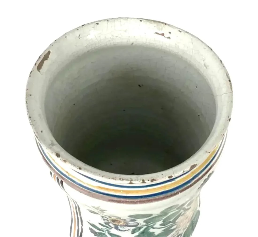 Italian Majolica Pharmacy Jar - 8