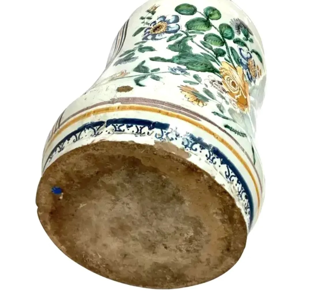Italian Majolica Pharmacy Jar - 9