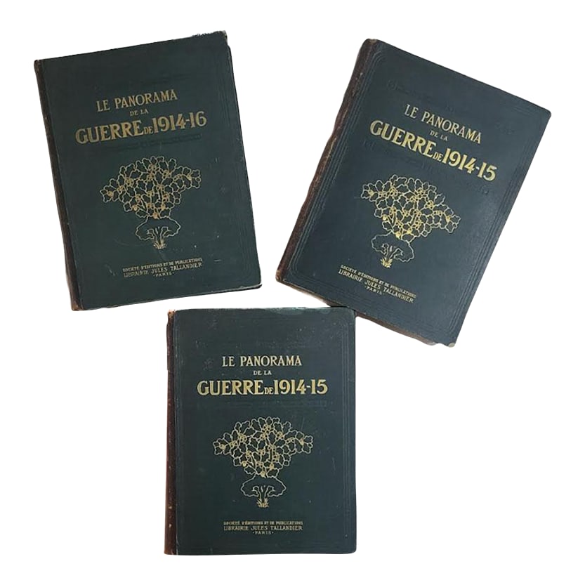 Le Panorama De La Guerre De 1914-1916 - 3 Volumes Military Books Ww1 - French Language: Rare set of Le panorama de la guerre de 1914 15, 1916 Hardcover 3 volumes French edition by Henri Leveque Colonel Enrico Barone Henry Berenger Jean Carrere Commandant De Civrieux Contre Amiral Degouy 