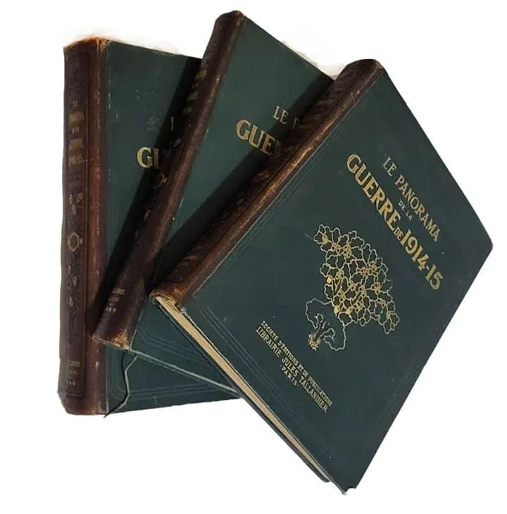Le Panorama De La Guerre De 1914-1916 - 3 Volumes Military Books Ww1 - French Language - 2
