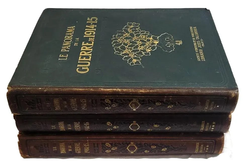 Le Panorama De La Guerre De 1914-1916 - 3 Volumes Military Books Ww1 - French Language - 3