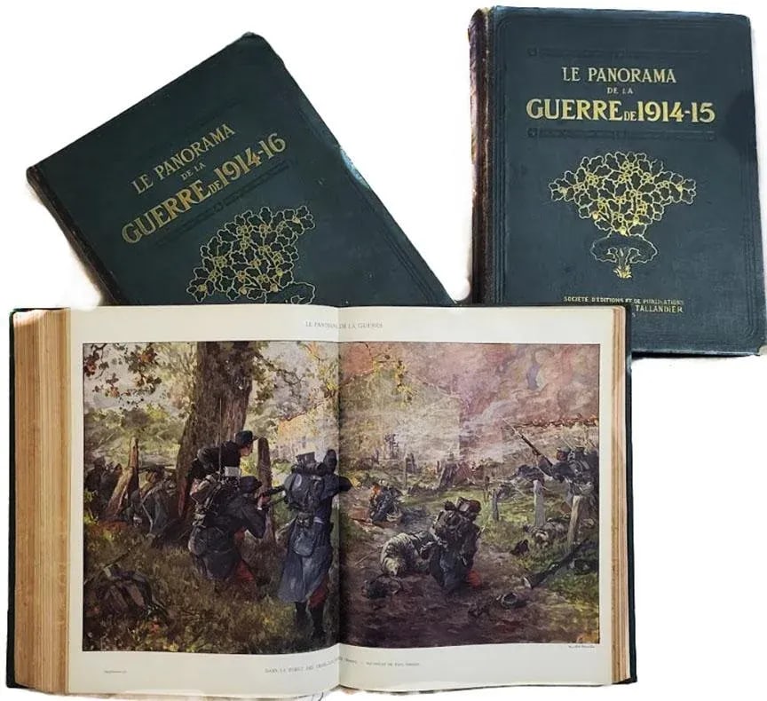 Le Panorama De La Guerre De 1914-1916 - 3 Volumes Military Books Ww1 - French Language - 6