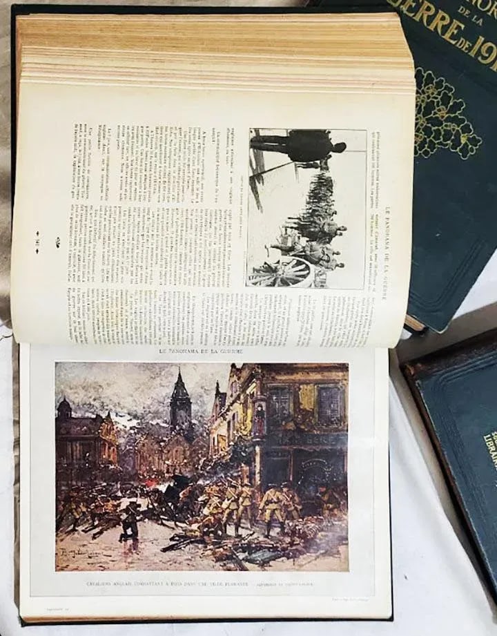 Le Panorama De La Guerre De 1914-1916 - 3 Volumes Military Books Ww1 - French Language - 8