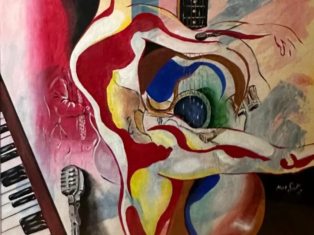 Musical Glory by Mark Scott, 2007, Oil Painting, Framed - 2