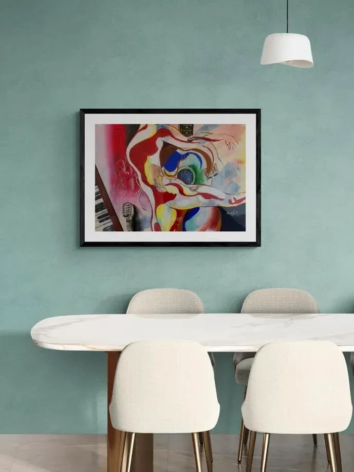 Musical Glory by Mark Scott, 2007, Oil Painting, Framed - 3