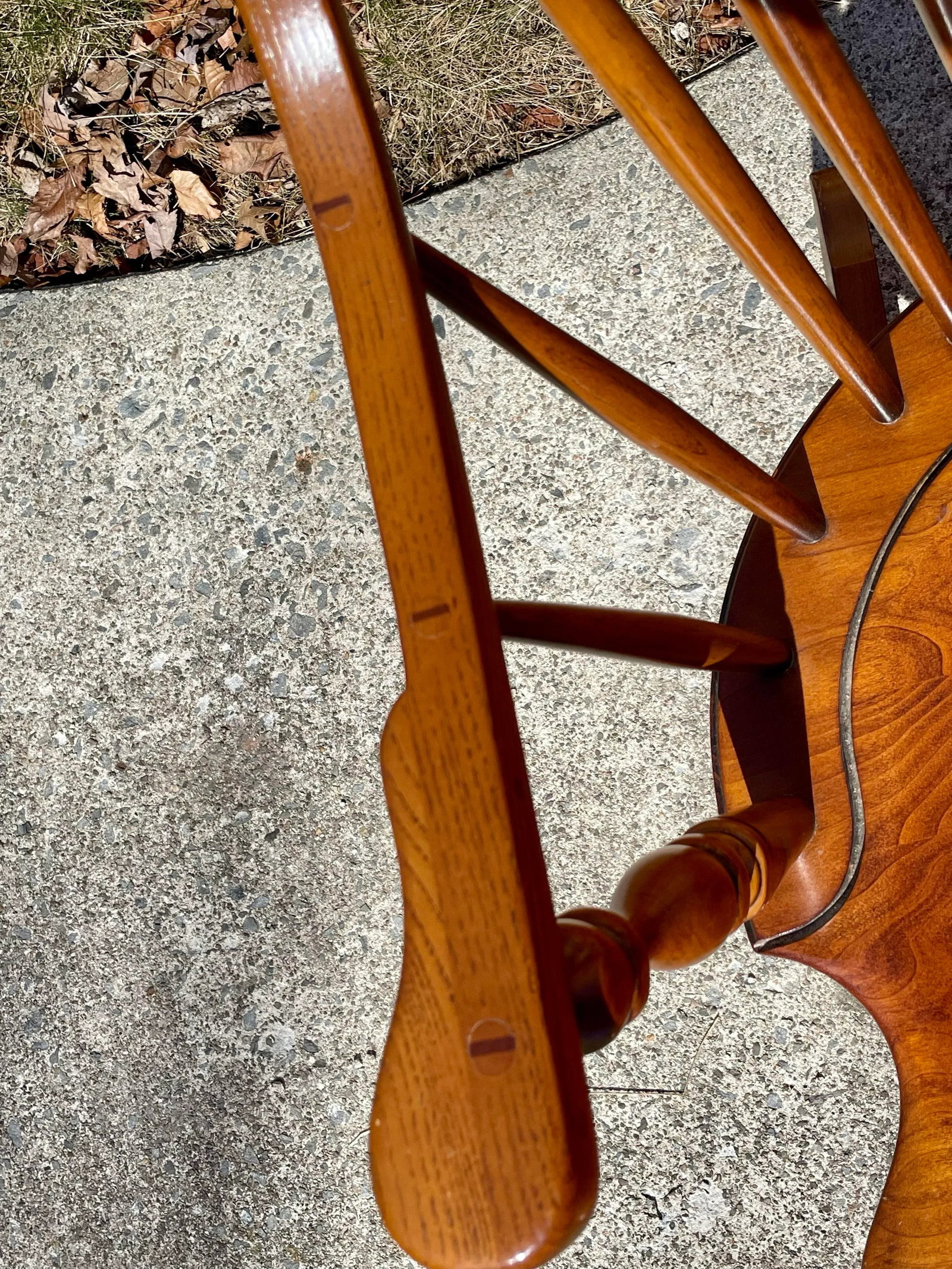 Late 20th Century Fredrick Duckloe and Brothers Windsor Style Rocker - 11