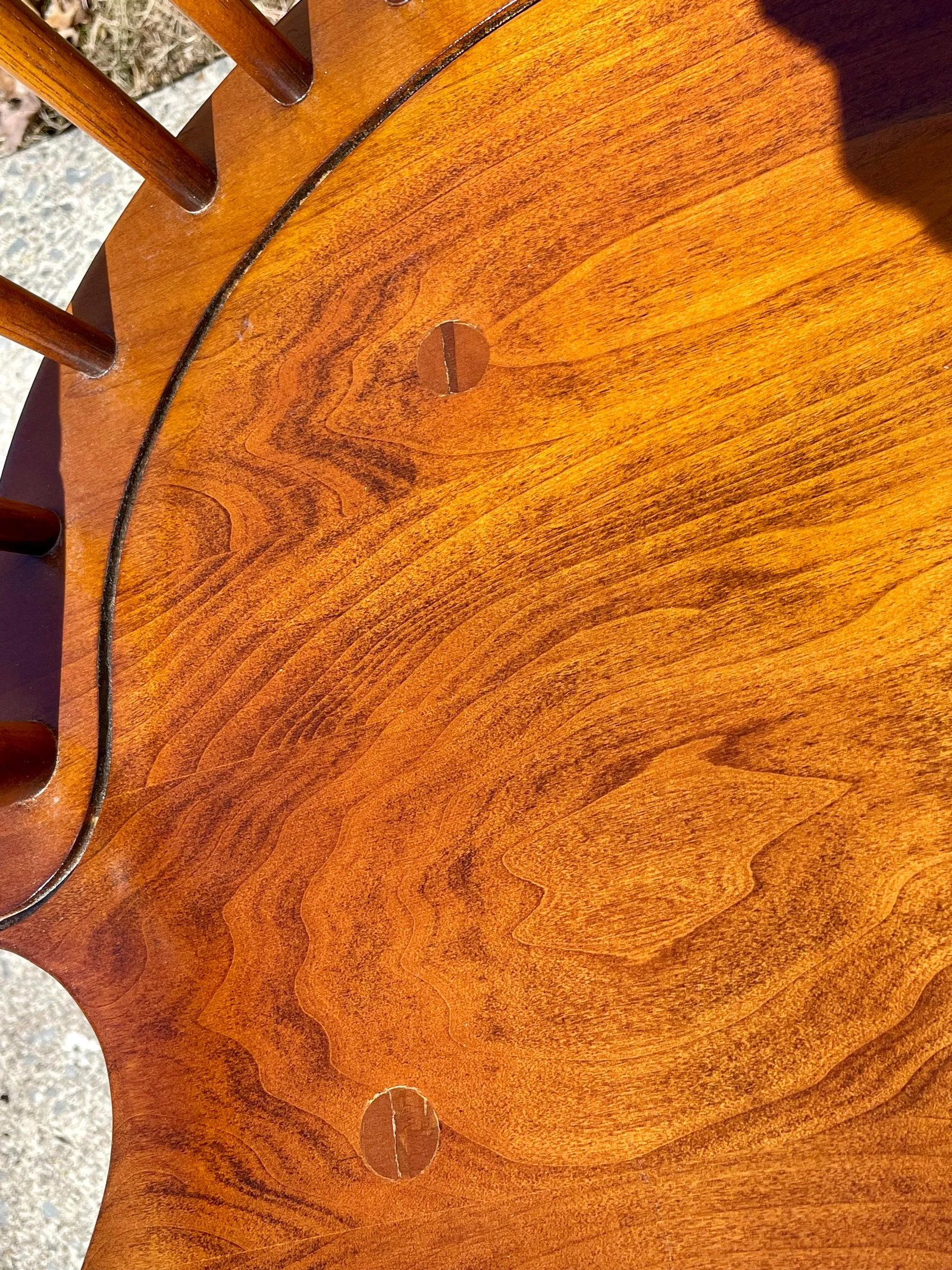 Late 20th Century Fredrick Duckloe and Brothers Windsor Style Rocker - 7