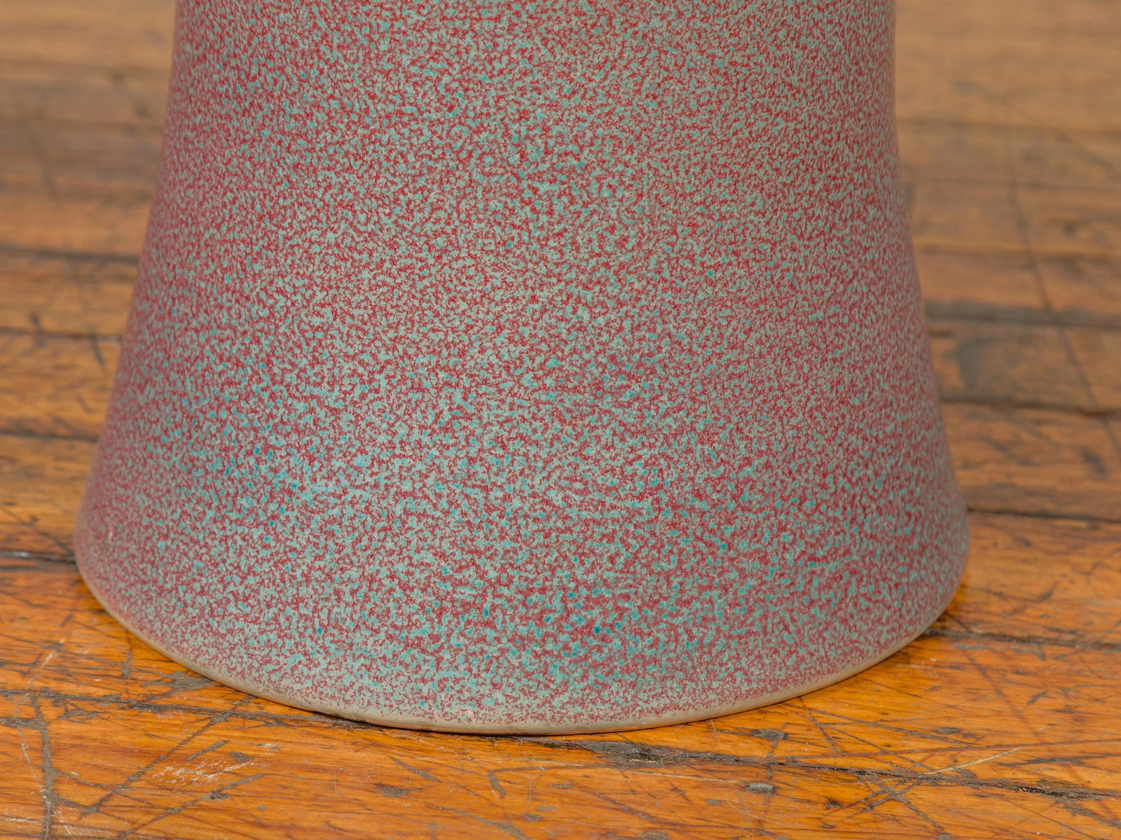 Chinese Contemporary Artisan Hand Painted and Glazed Curving Garden Seat - 9