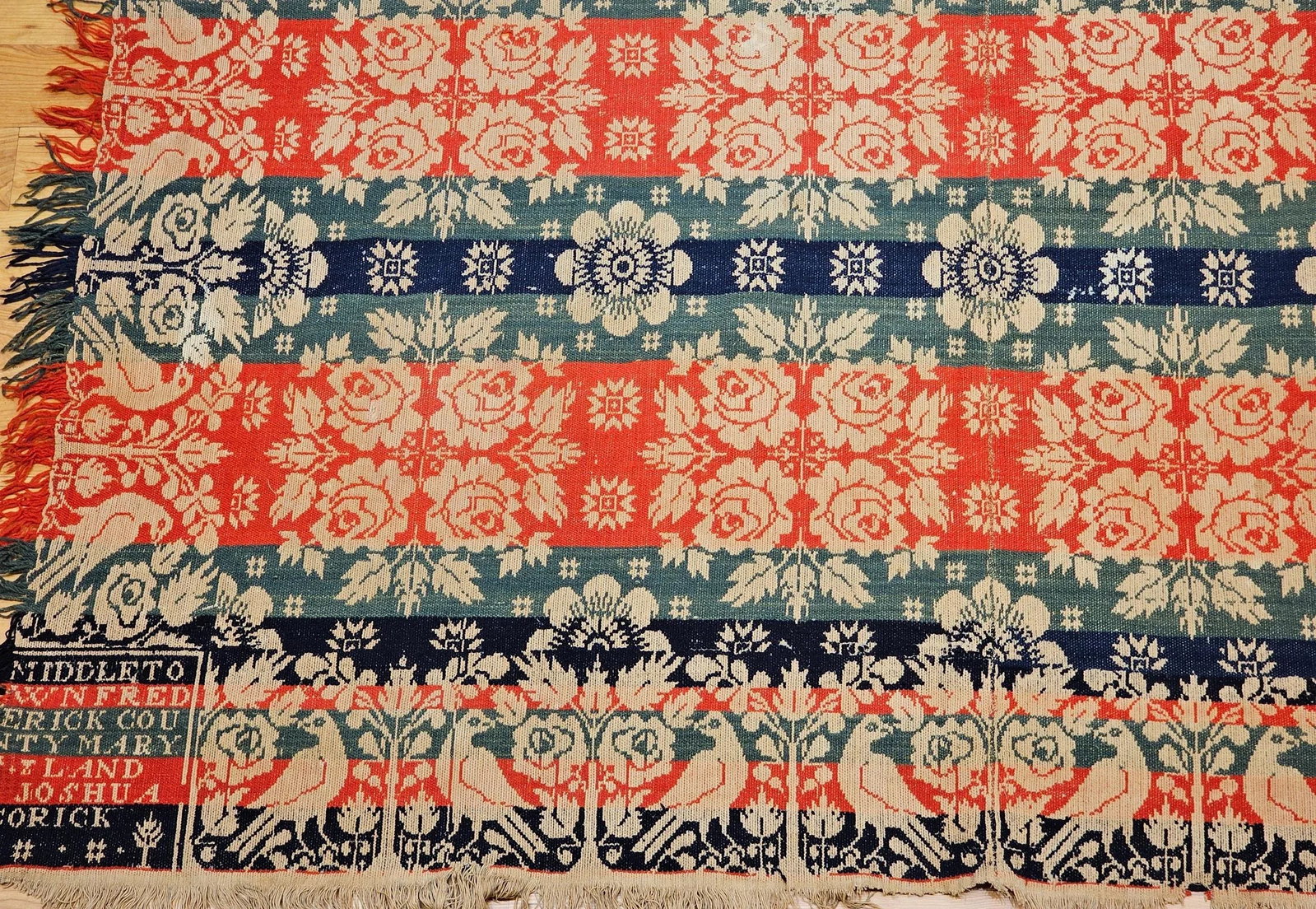 Mid 19th Century American Coverlet - 10