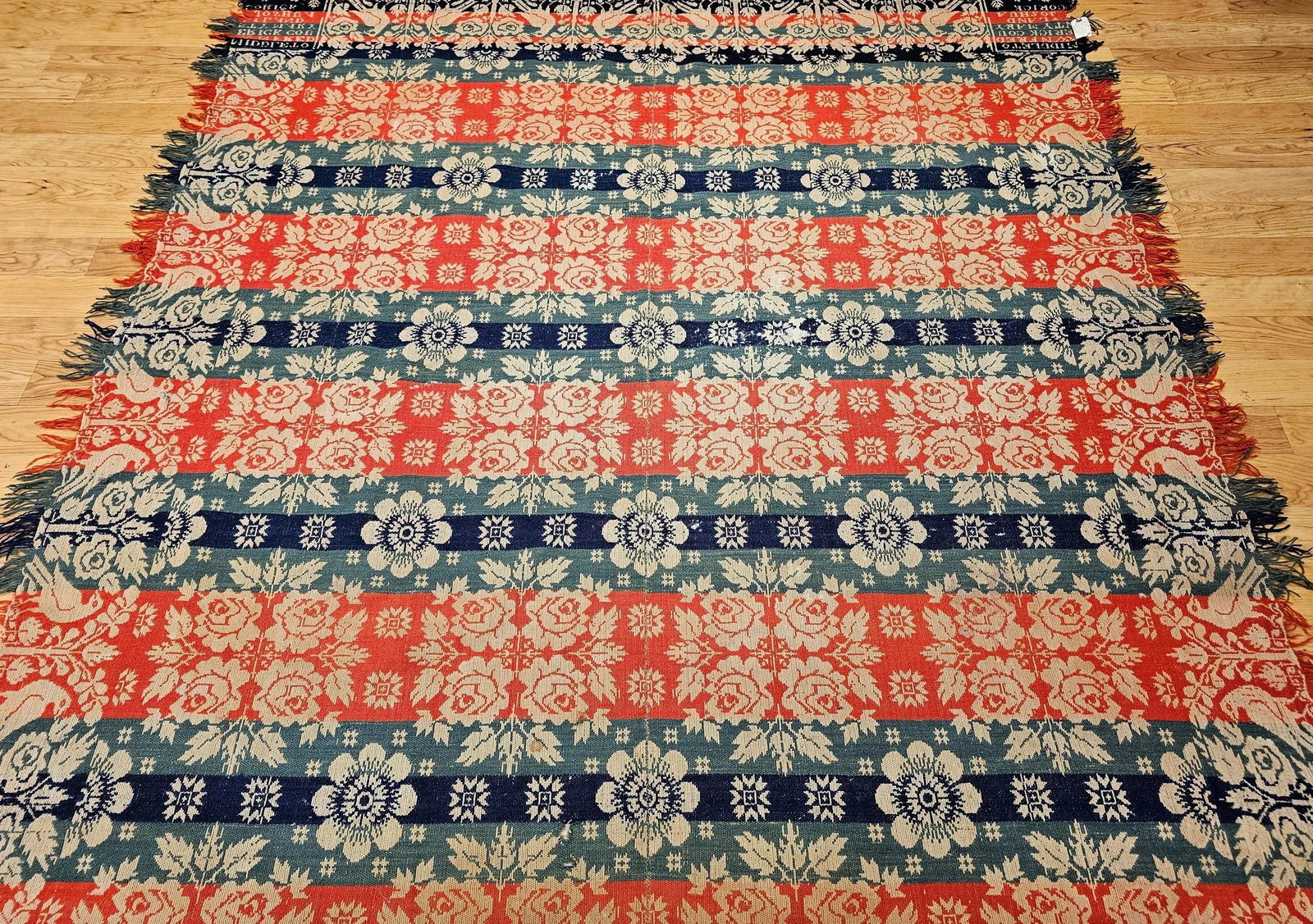 Mid 19th Century American Coverlet - 4