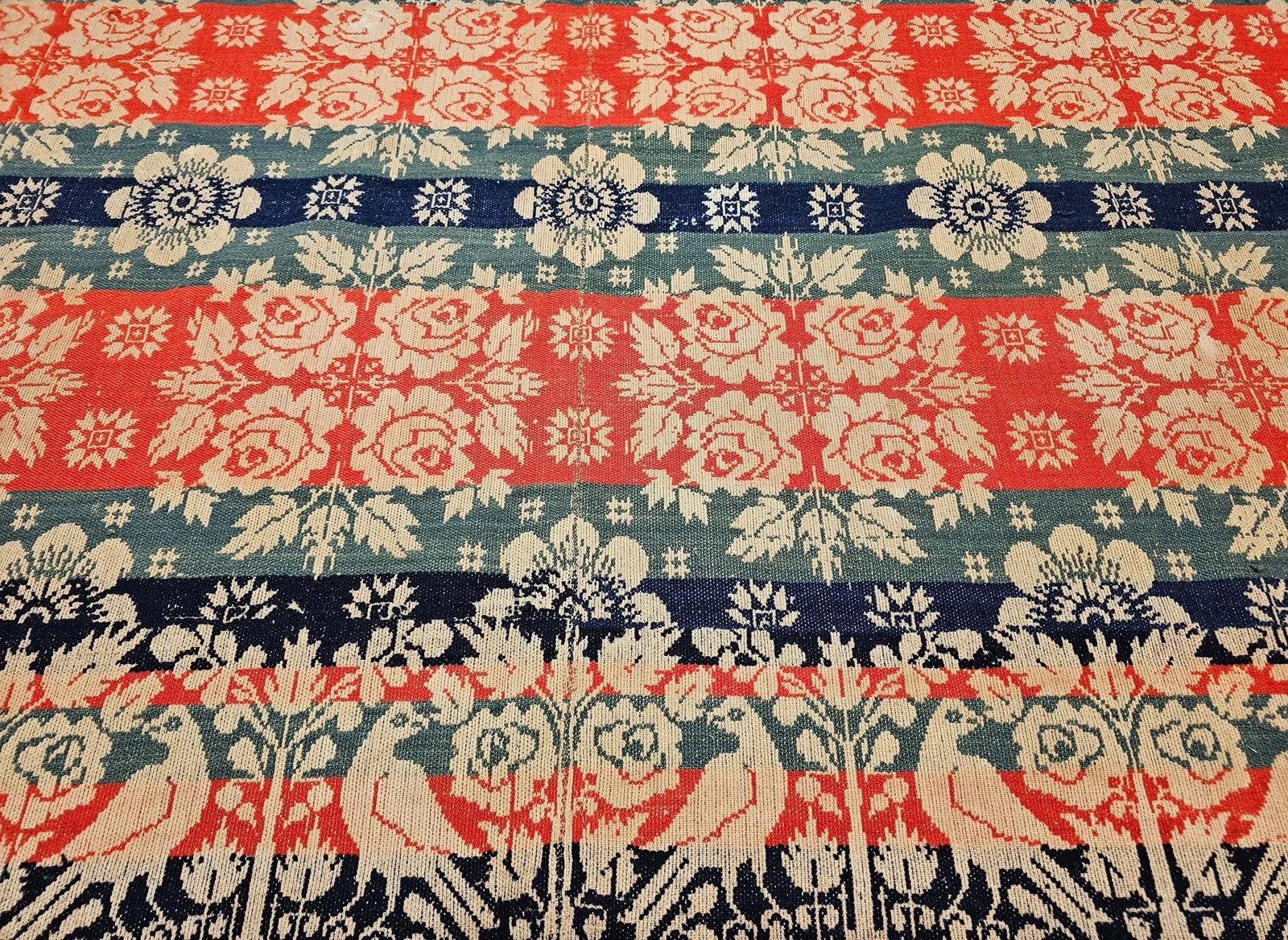 Mid 19th Century American Coverlet - 7