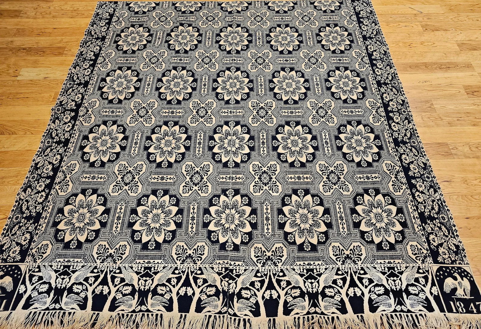 Mid 19th Century American Coverlet - 5
