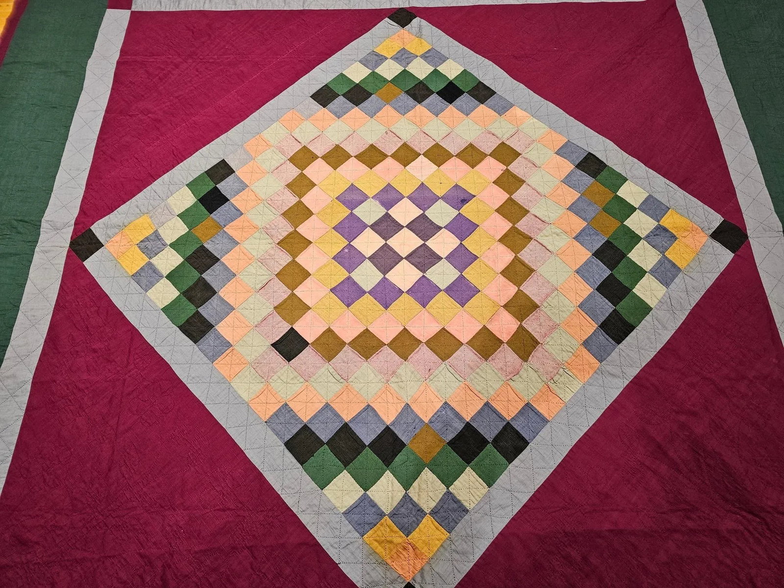 Late 19th Century Amish Quilt - 6
