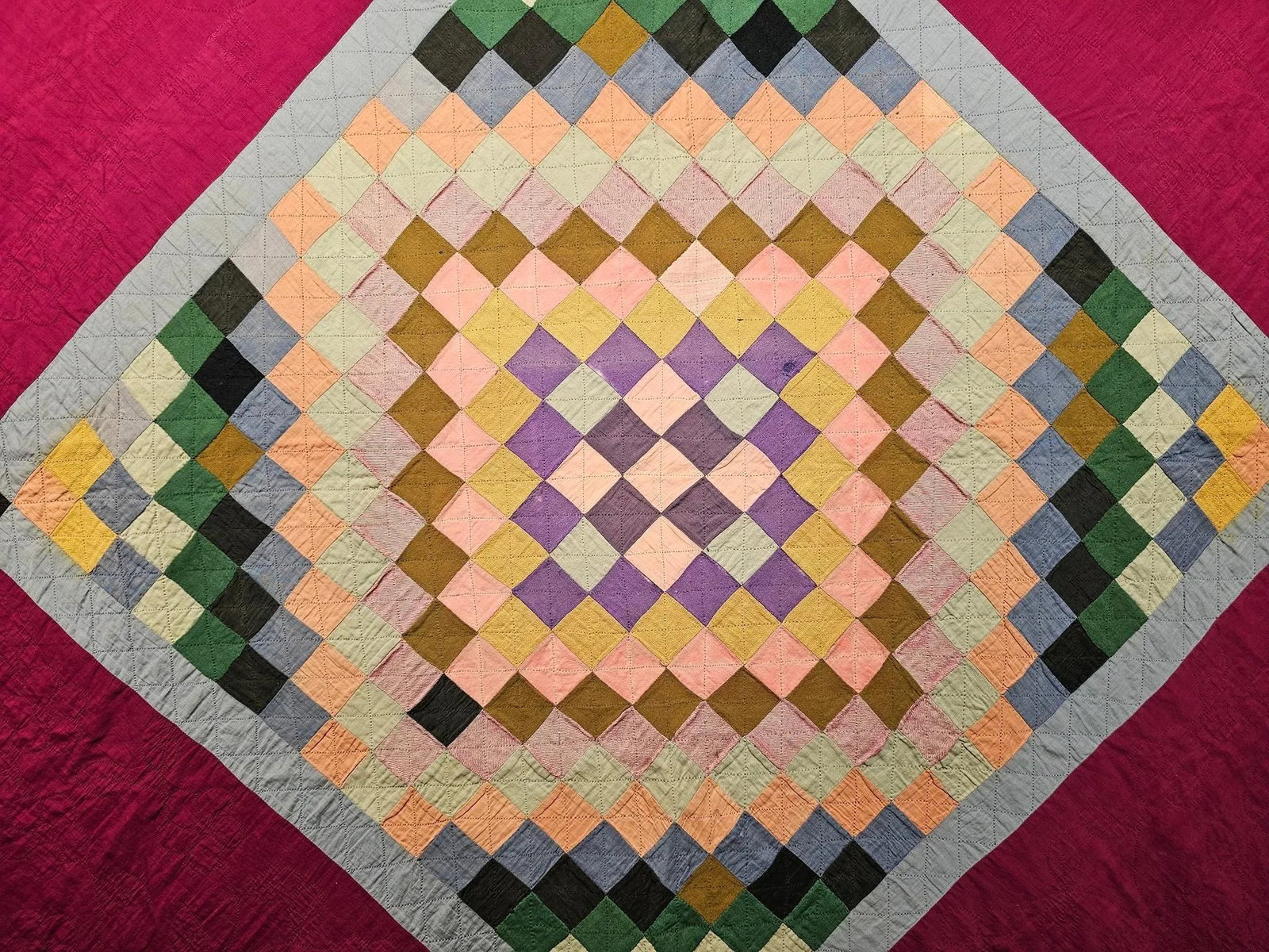 Late 19th Century Amish Quilt - 7