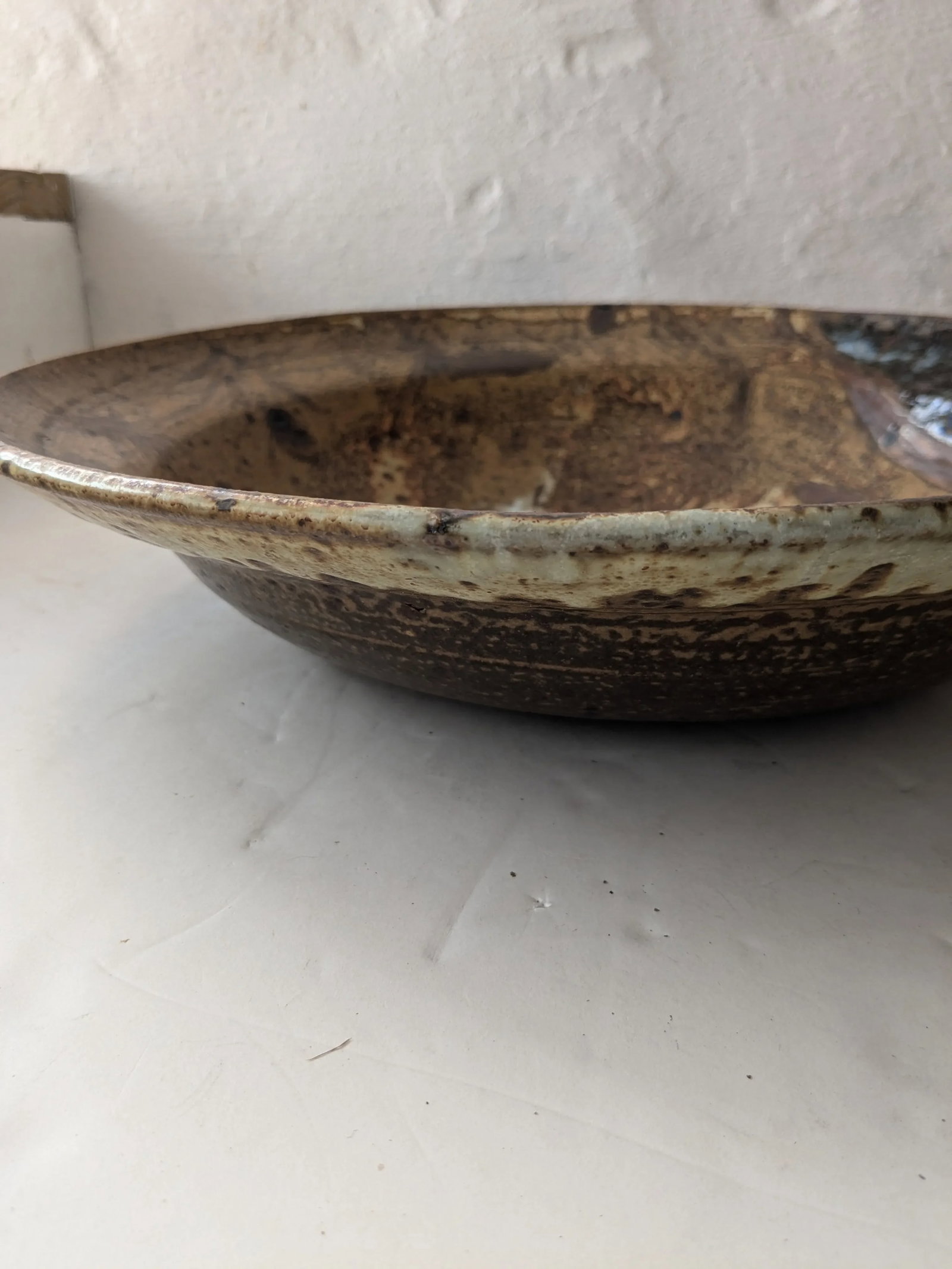 Late 20th Century Large Studio Pottery Display Bowl- Signed - 5