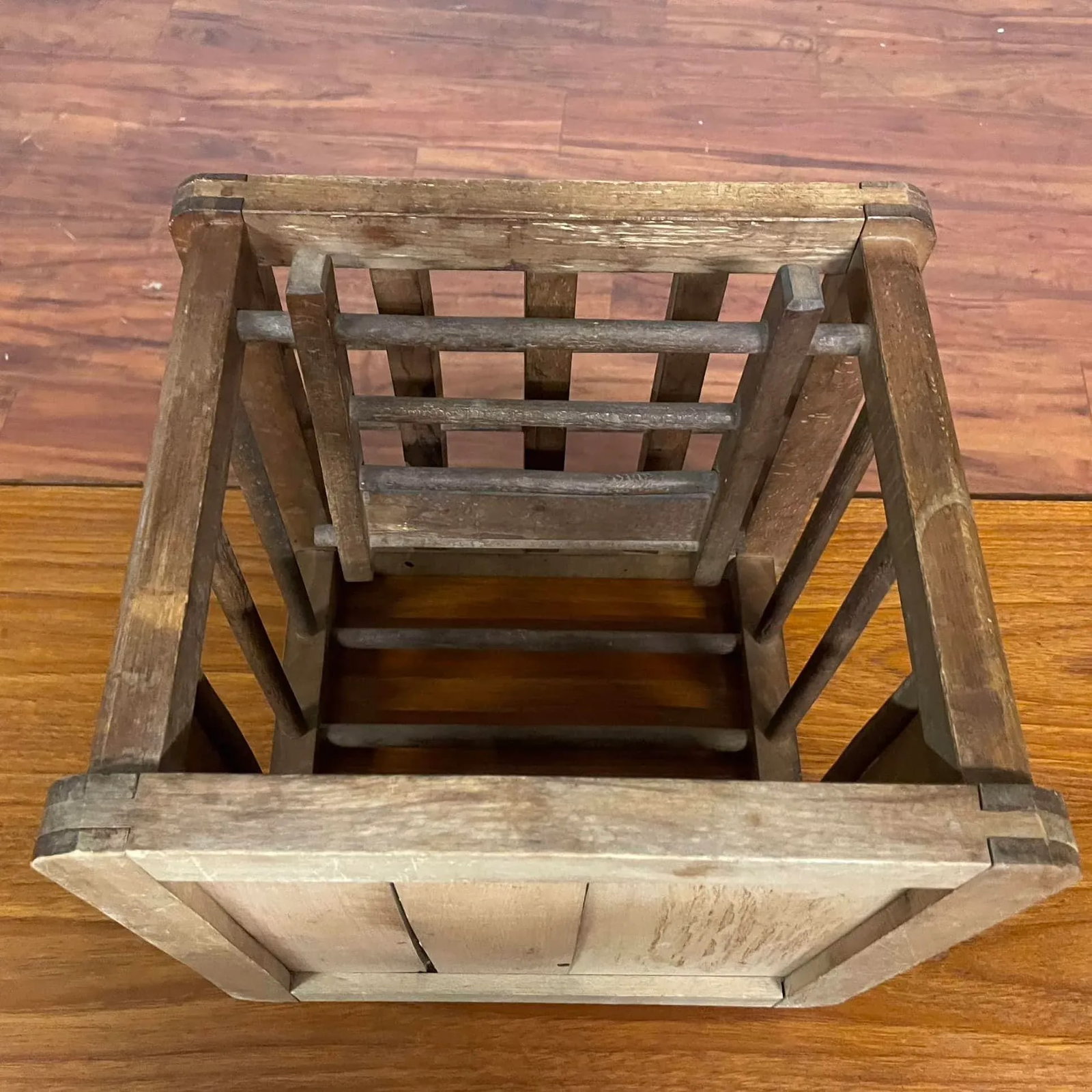 Vintage Japanese Wood Kotatsu Table - 10