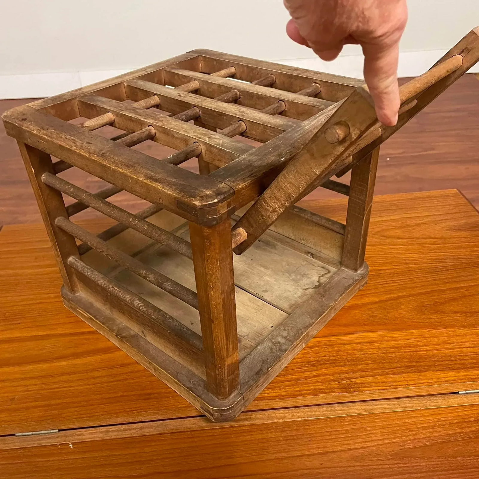 Vintage Japanese Wood Kotatsu Table - 3