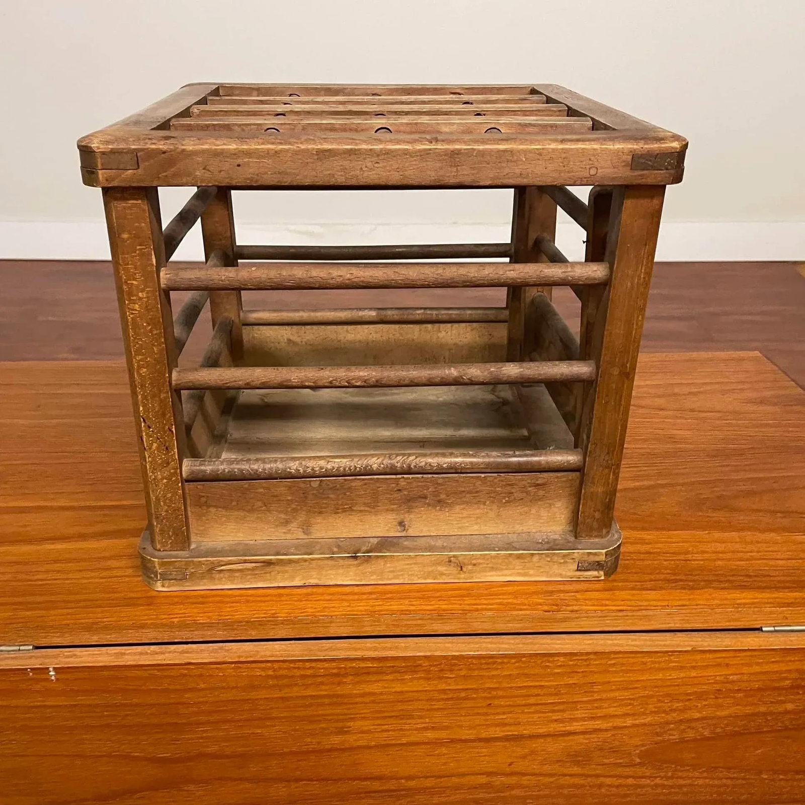 Vintage Japanese Wood Kotatsu Table - 4
