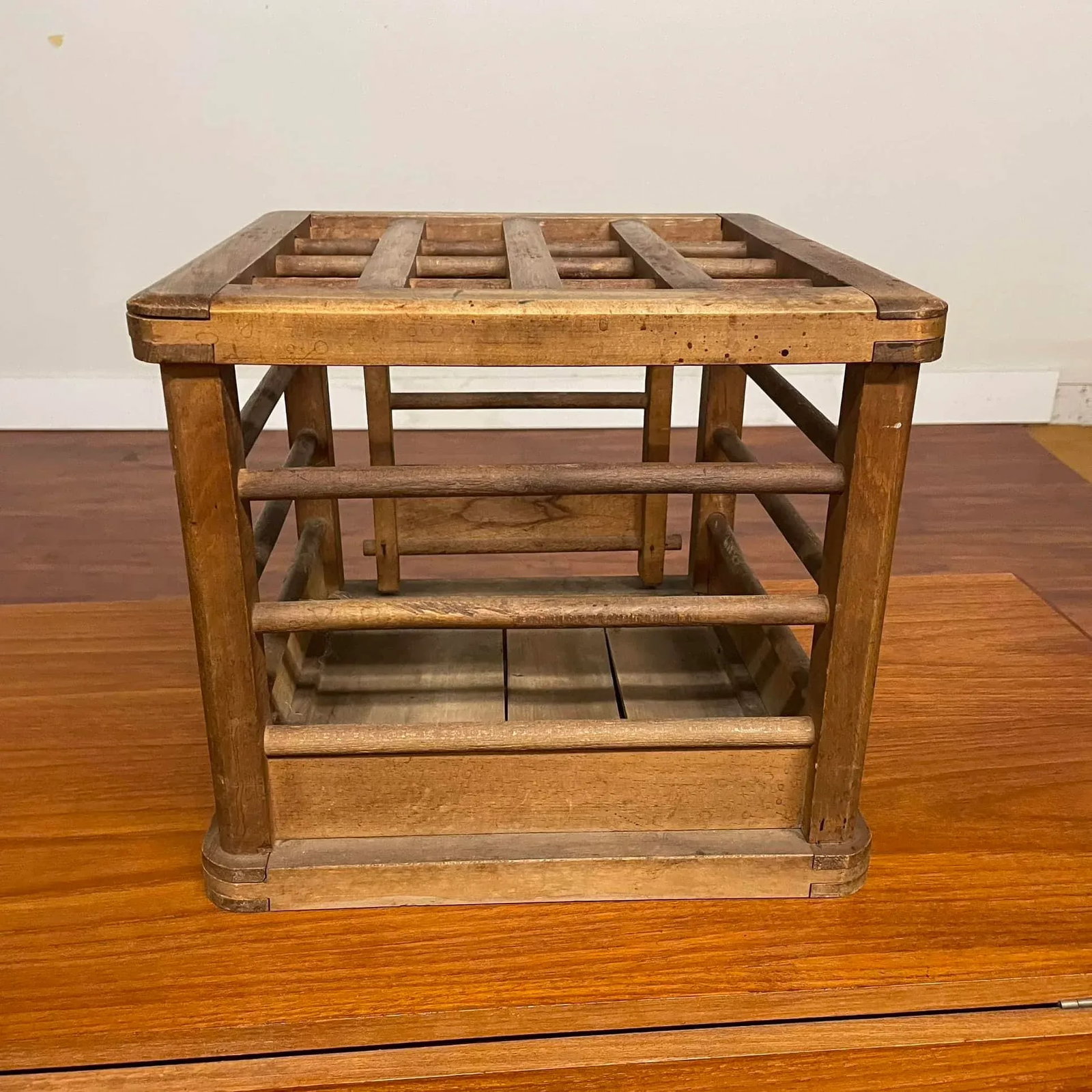 Vintage Japanese Wood Kotatsu Table - 5