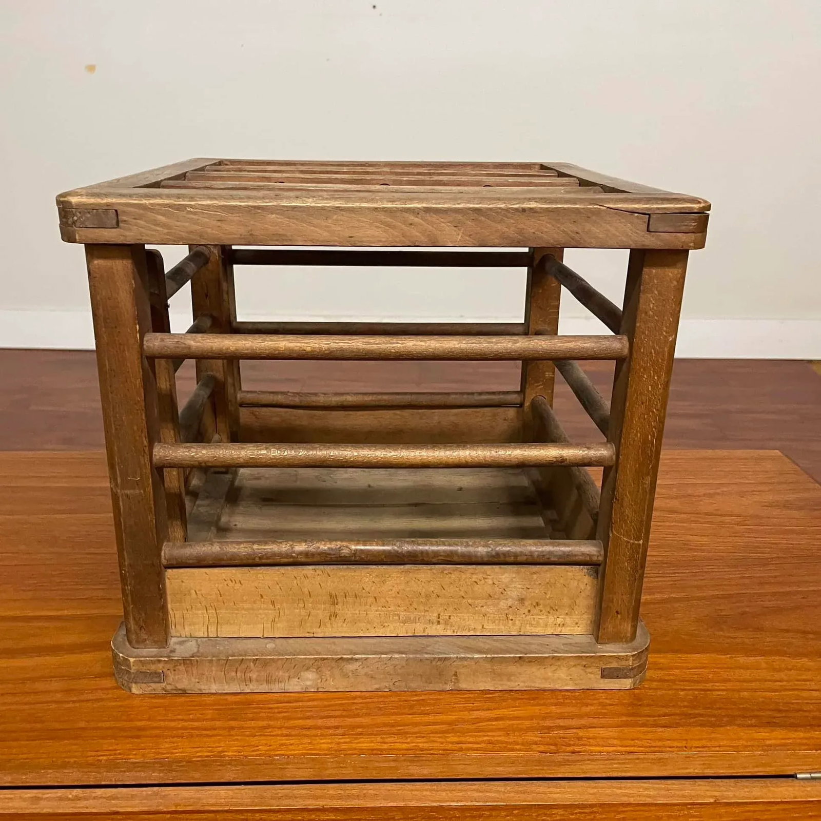 Vintage Japanese Wood Kotatsu Table - 7