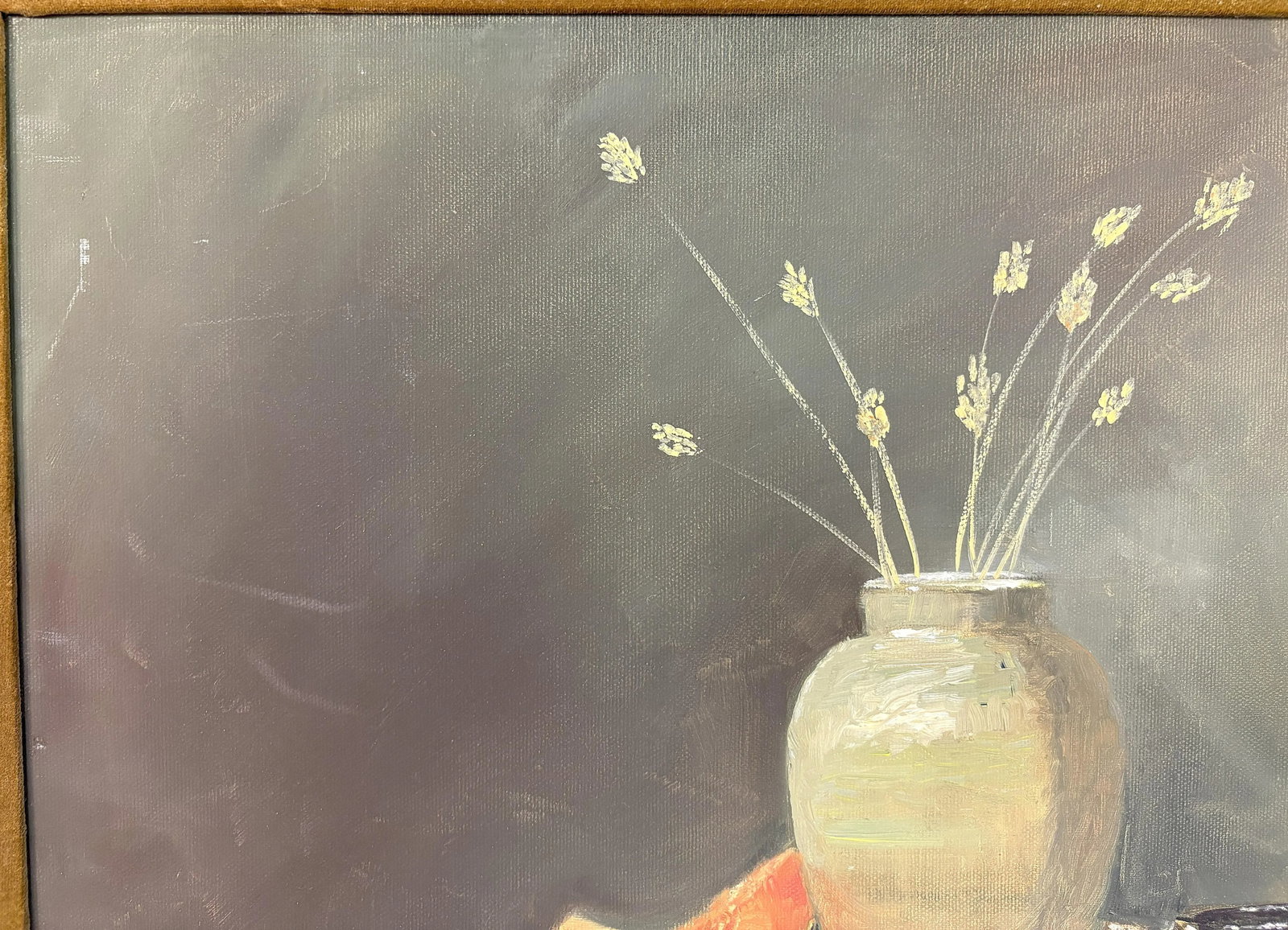 Signed and Framed Original Painting on Canvas by Karen Reinhart (American, 1938-2023) - 4