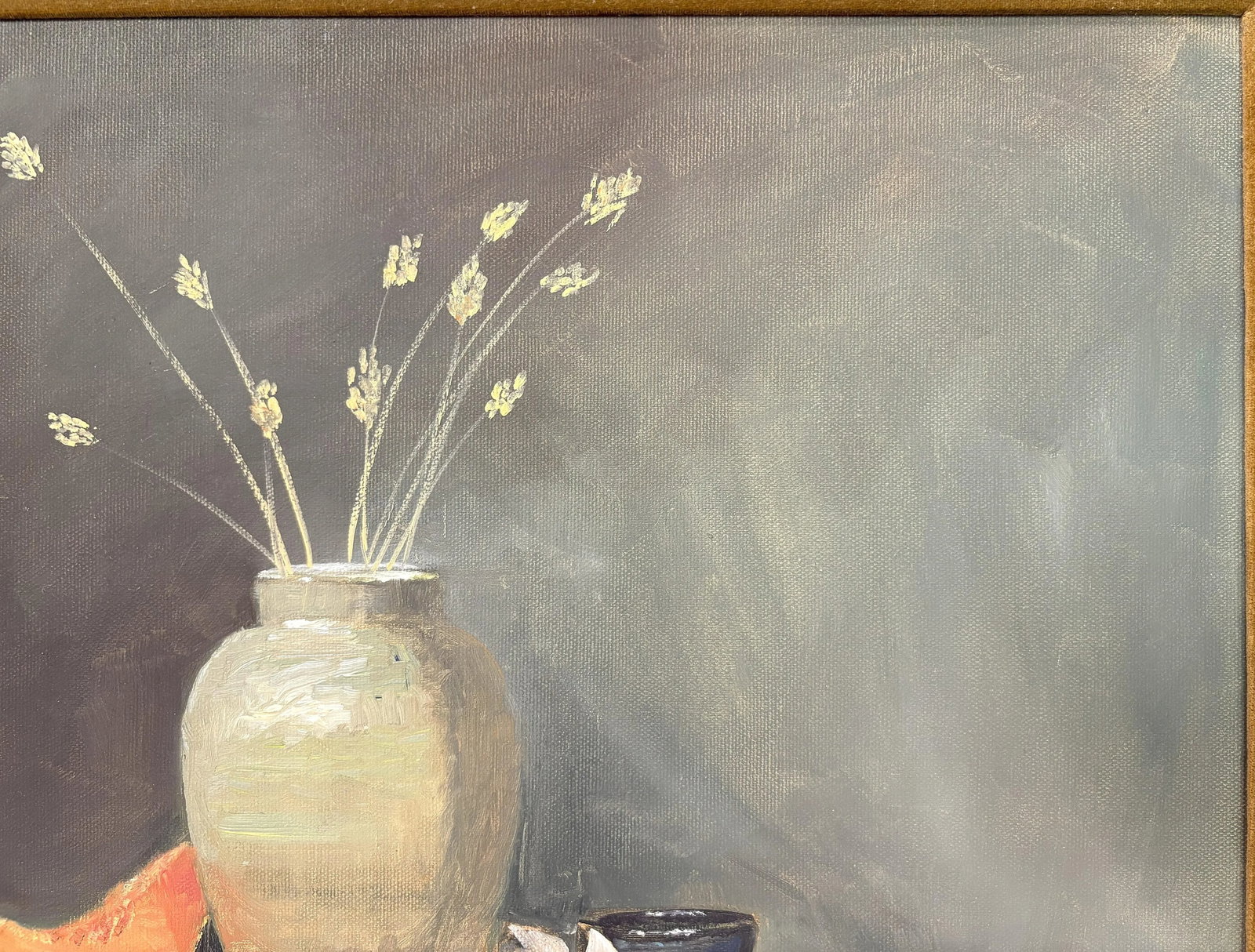 Signed and Framed Original Painting on Canvas by Karen Reinhart (American, 1938-2023) - 5