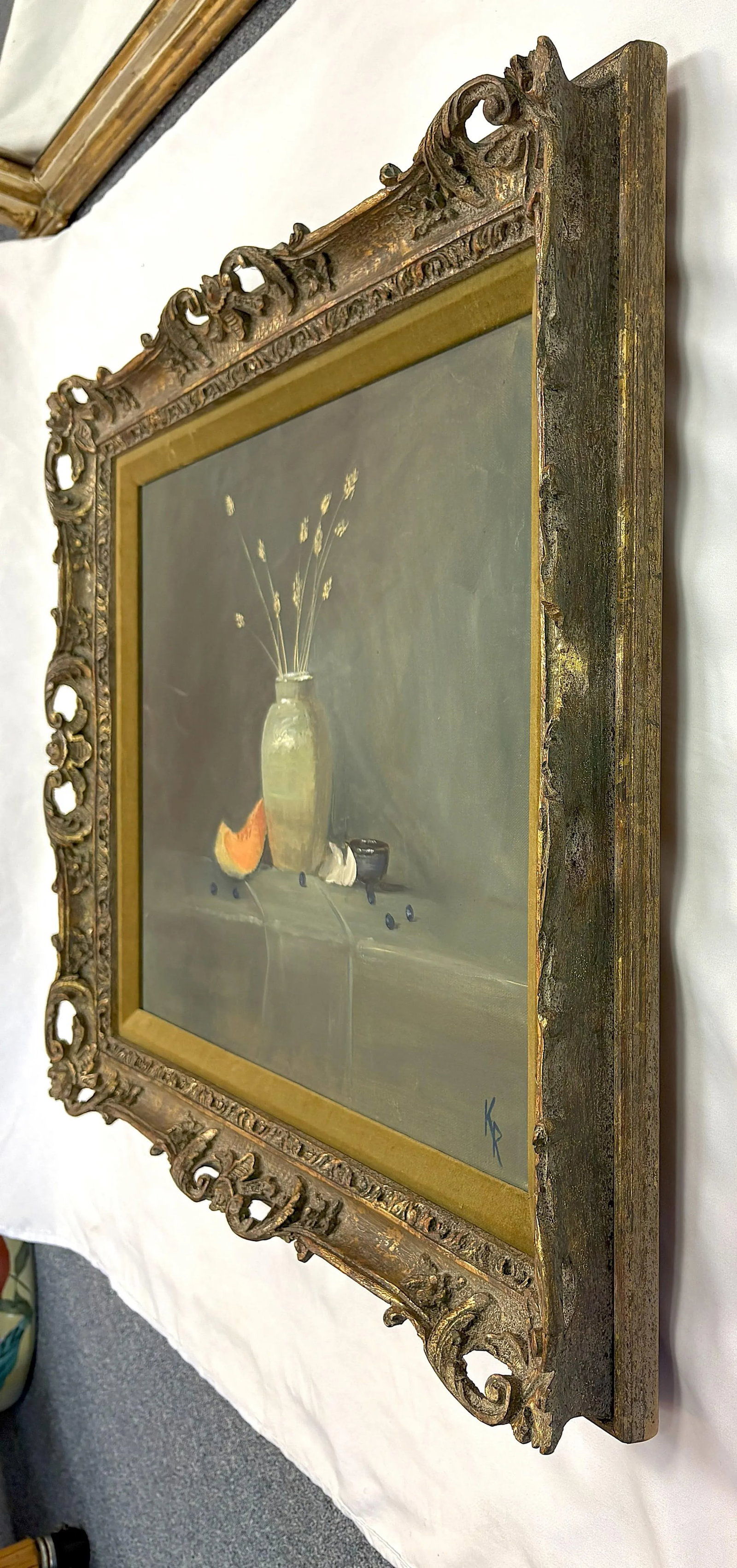 Signed and Framed Original Painting on Canvas by Karen Reinhart (American, 1938-2023) - 9