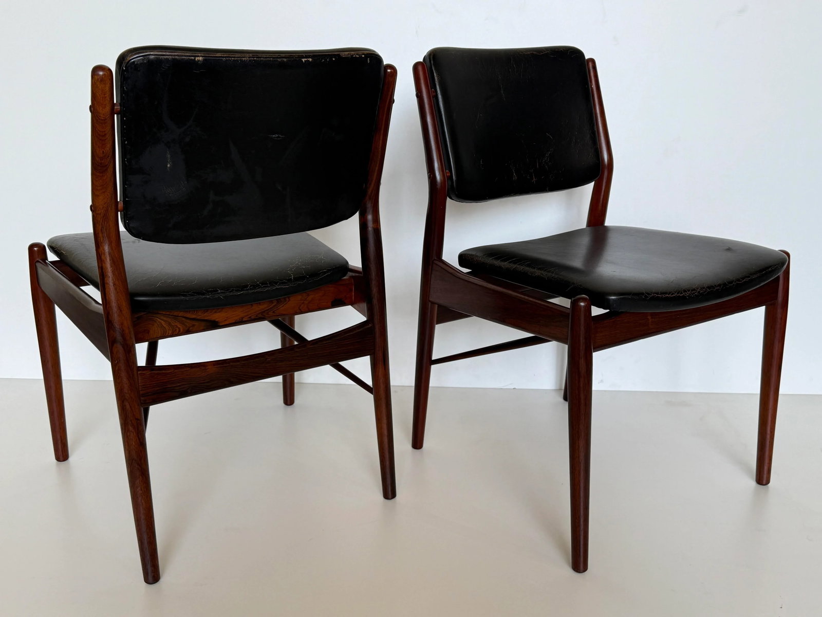 1960s Pair of Rosewood Niels Vodder Chairs - 2