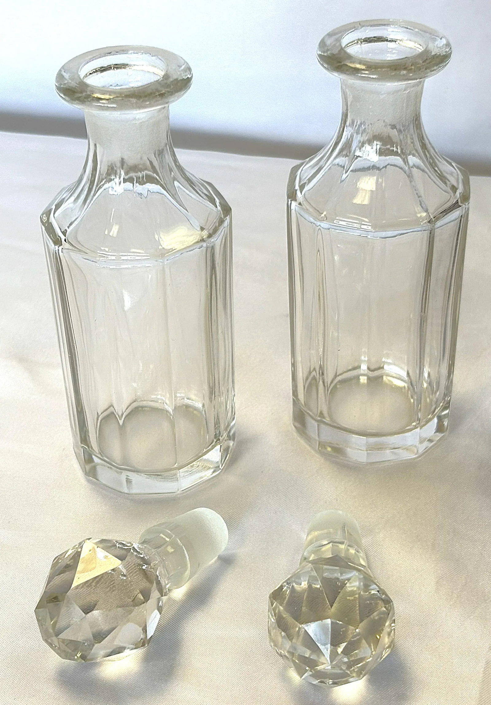 Vintage English Victorian Silverplate and Glass 11-Piece Cruet Caddy Set - 11