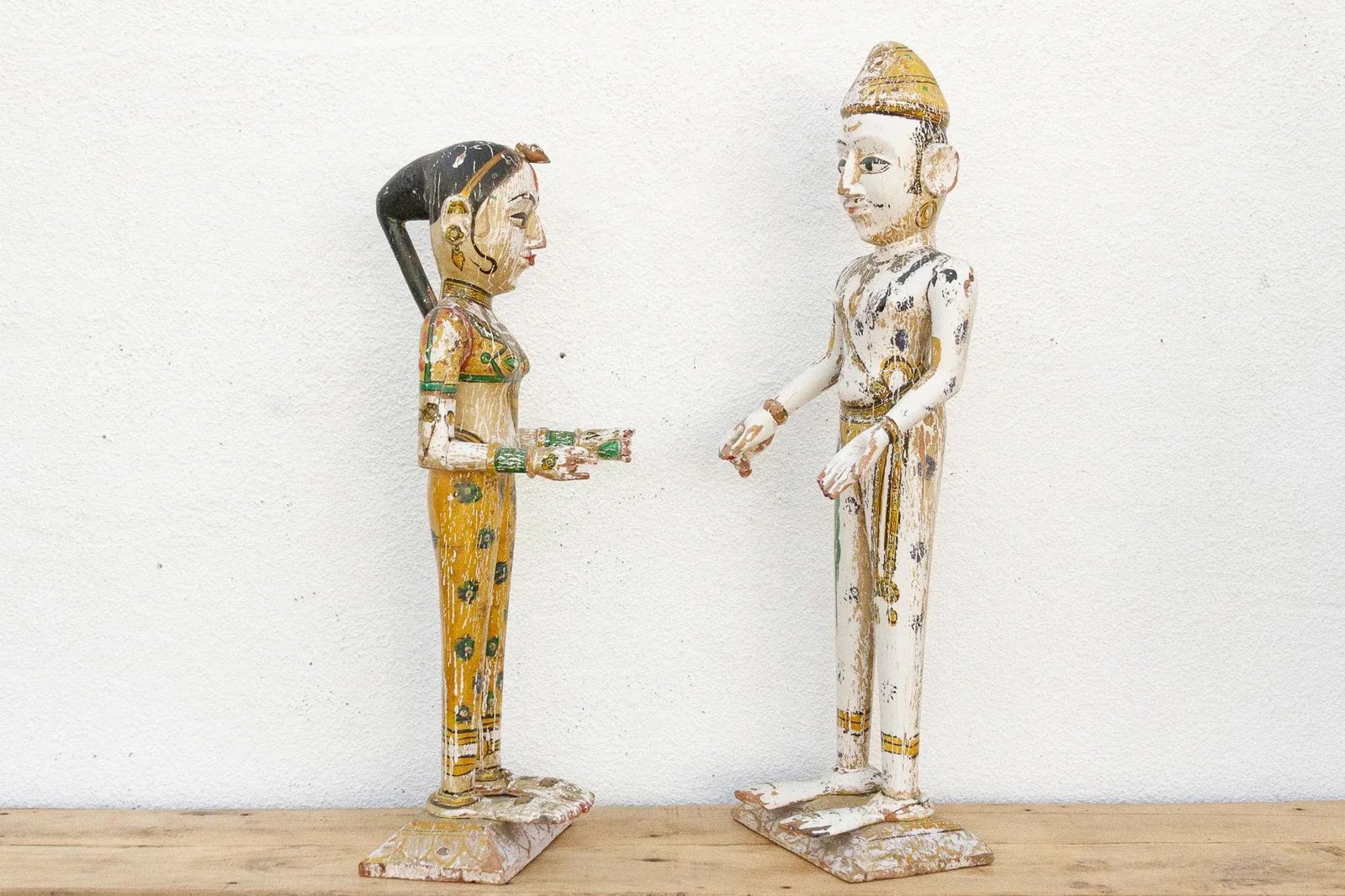 Divine Pair of Antique Indian Gangaur Figure - 4