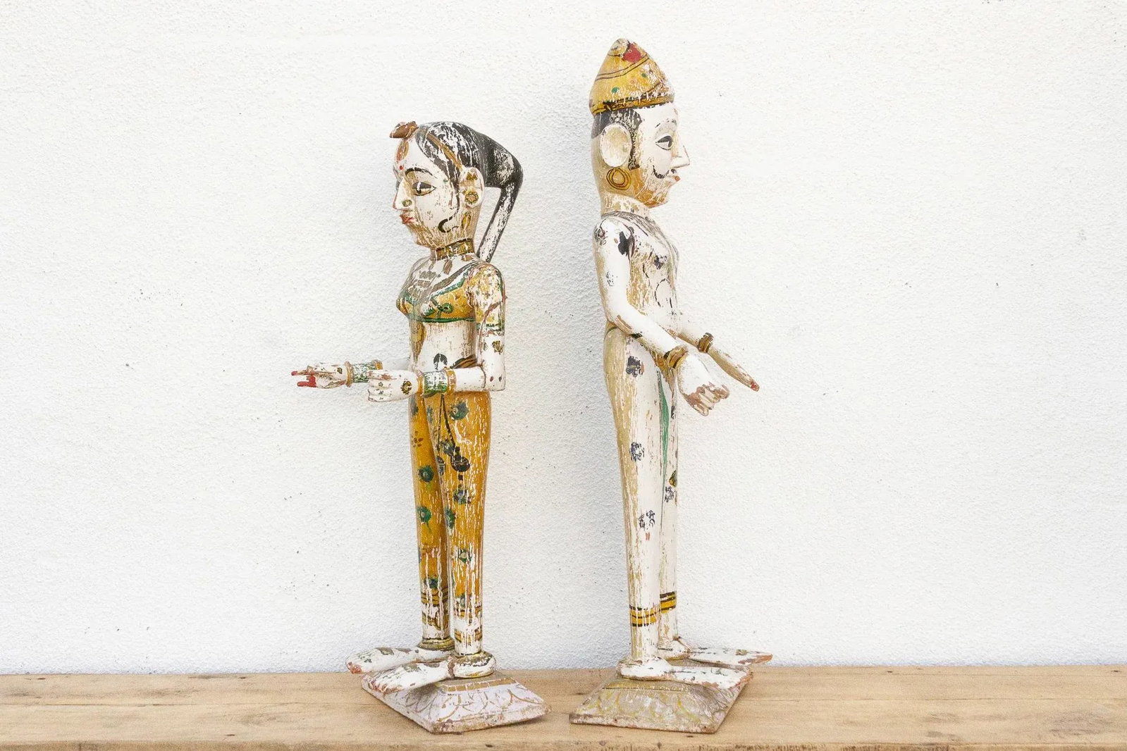 Divine Pair of Antique Indian Gangaur Figure - 6