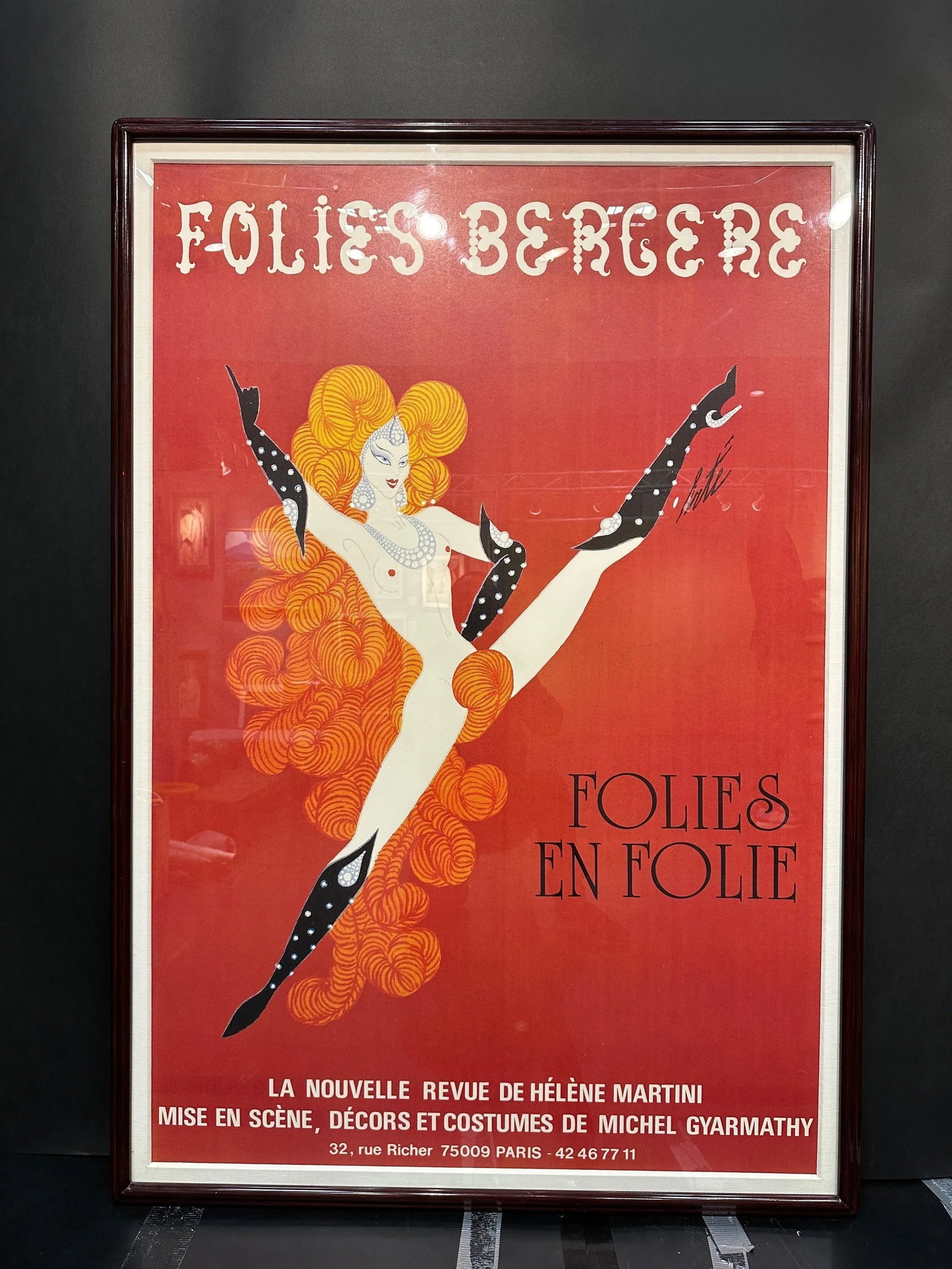 Folis Bergere Poster by ERTE - 3