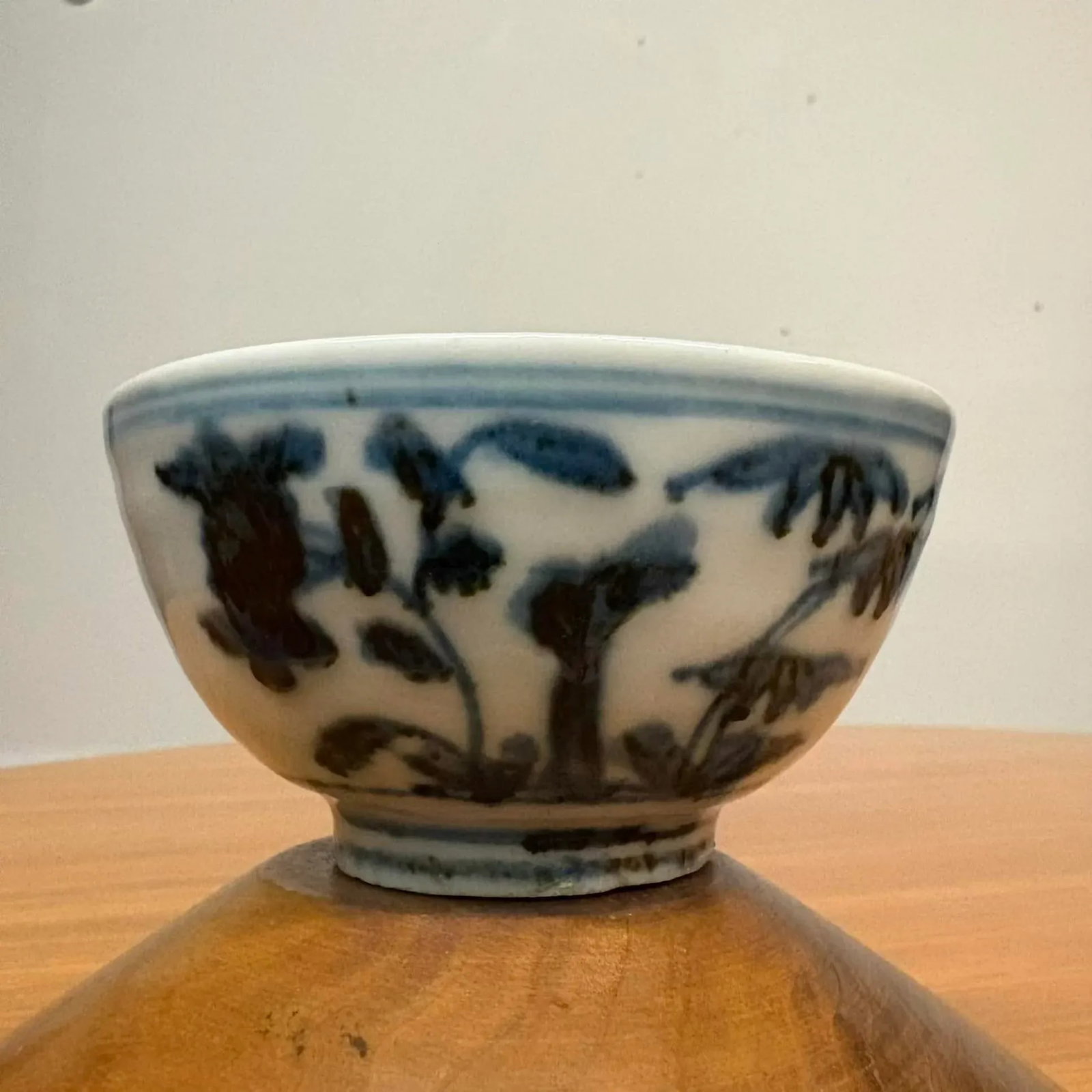 Qing Dynasty Antique Chinese Blue and White Porcelain Tea Bowl - 11