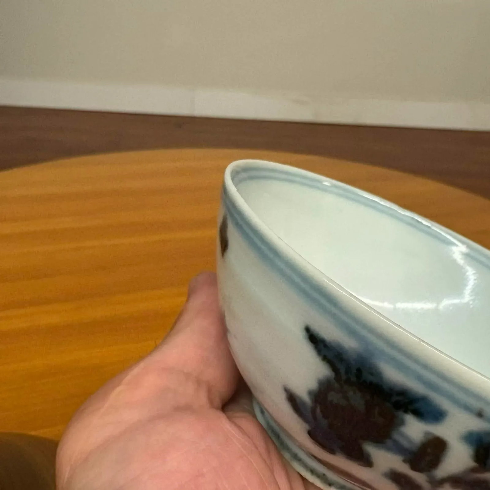 Qing Dynasty Antique Chinese Blue and White Porcelain Tea Bowl - 6