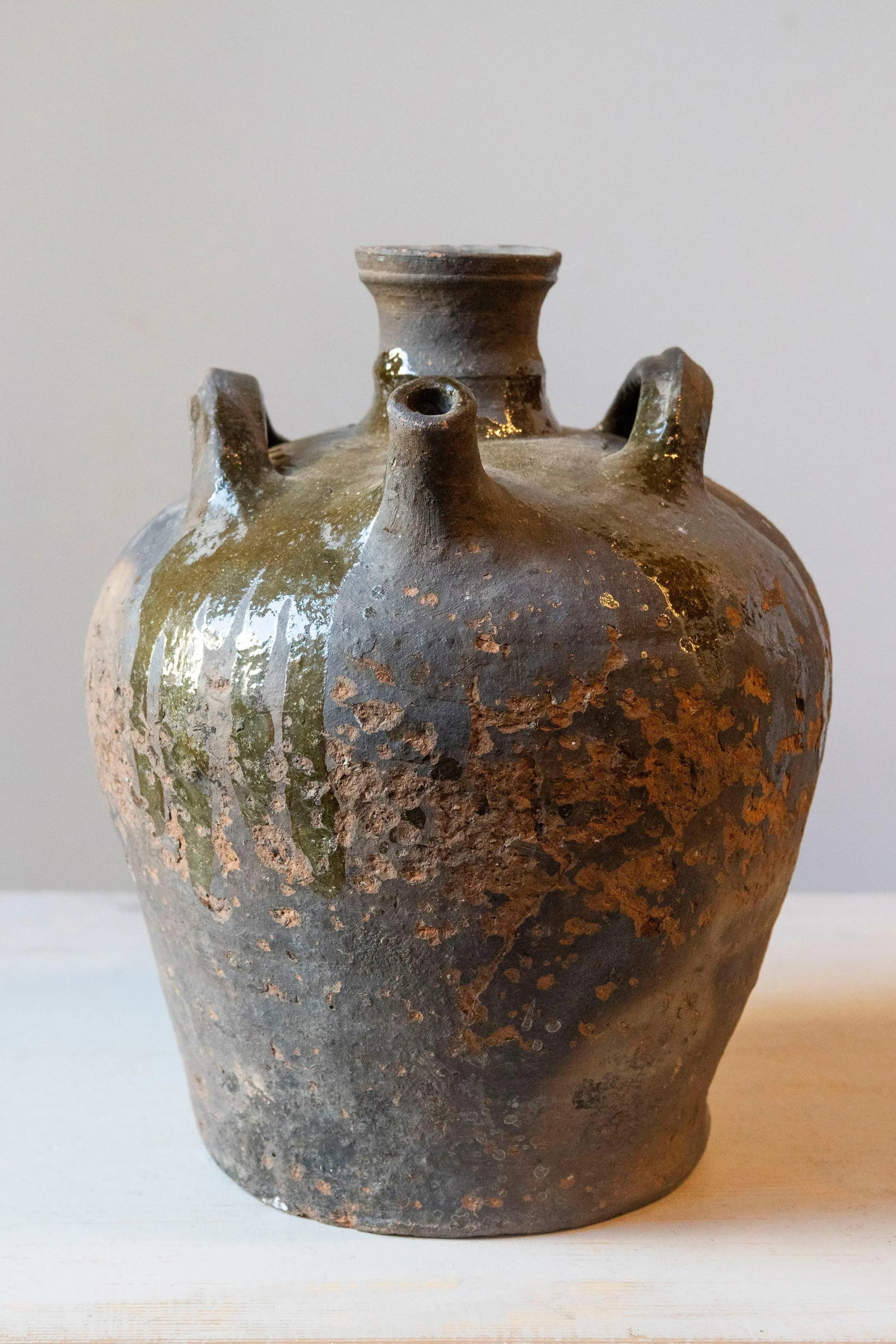 19th-Century French Glazed Earthenware Jar - 2