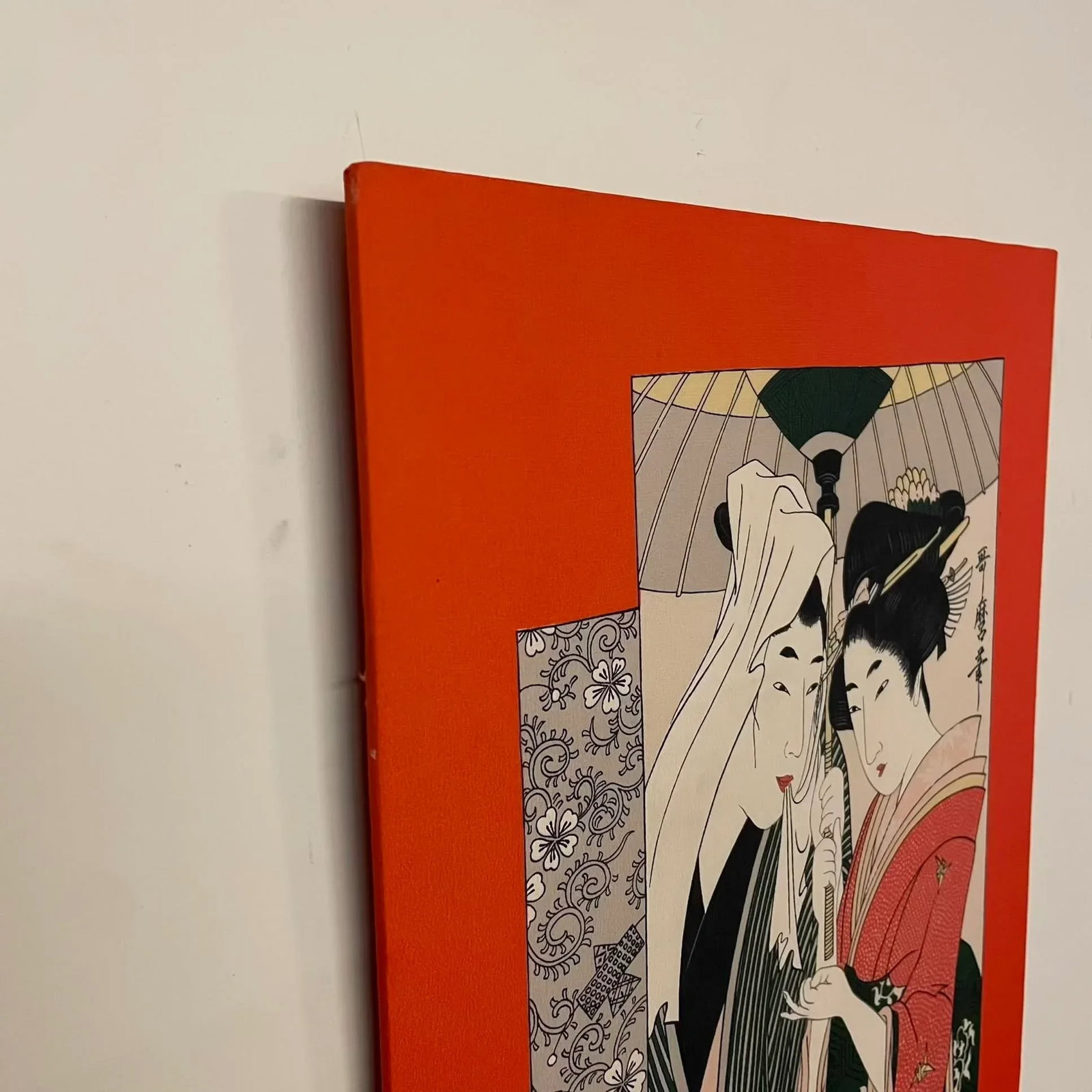 Japanese Silk Print on Board - 10