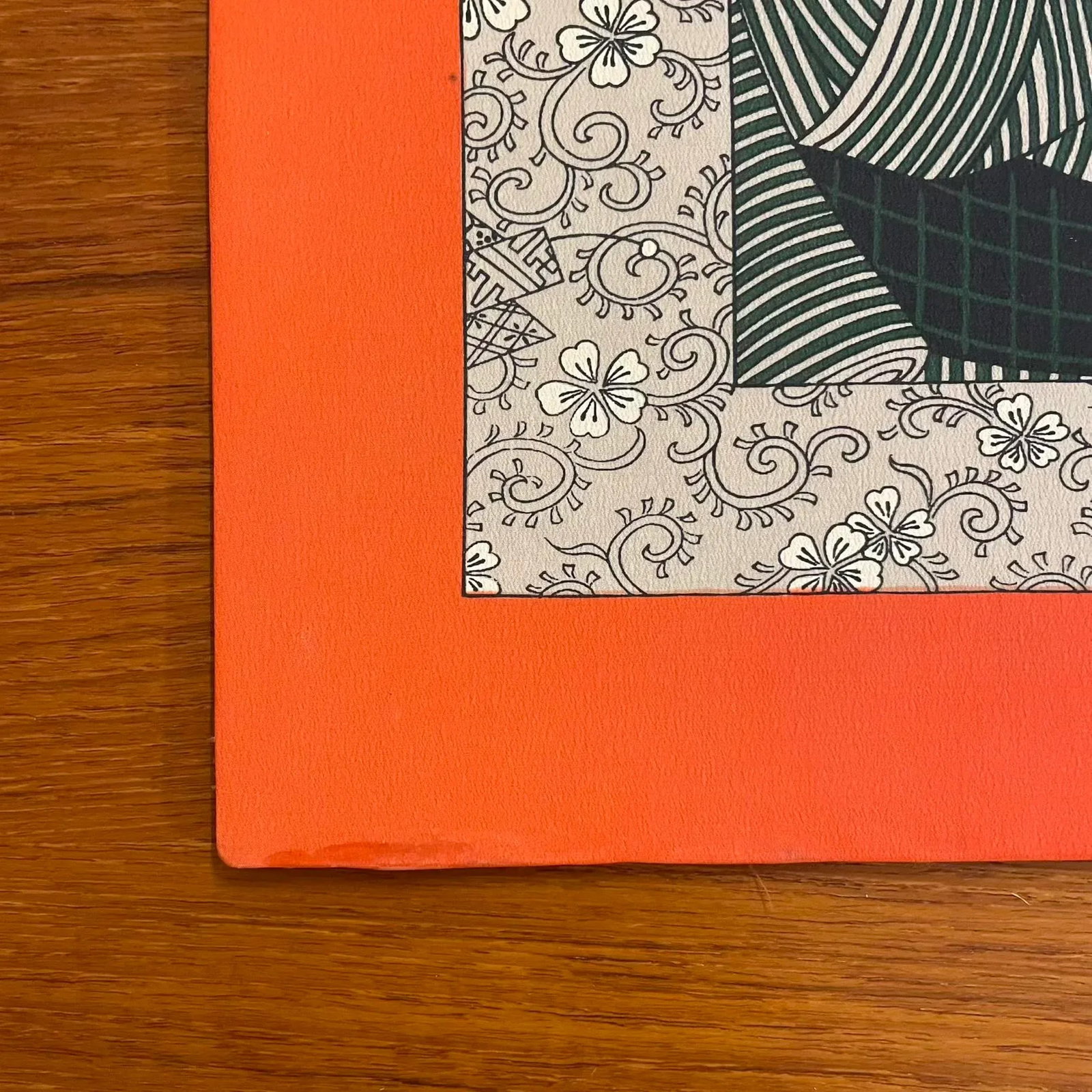 Japanese Silk Print on Board - 6