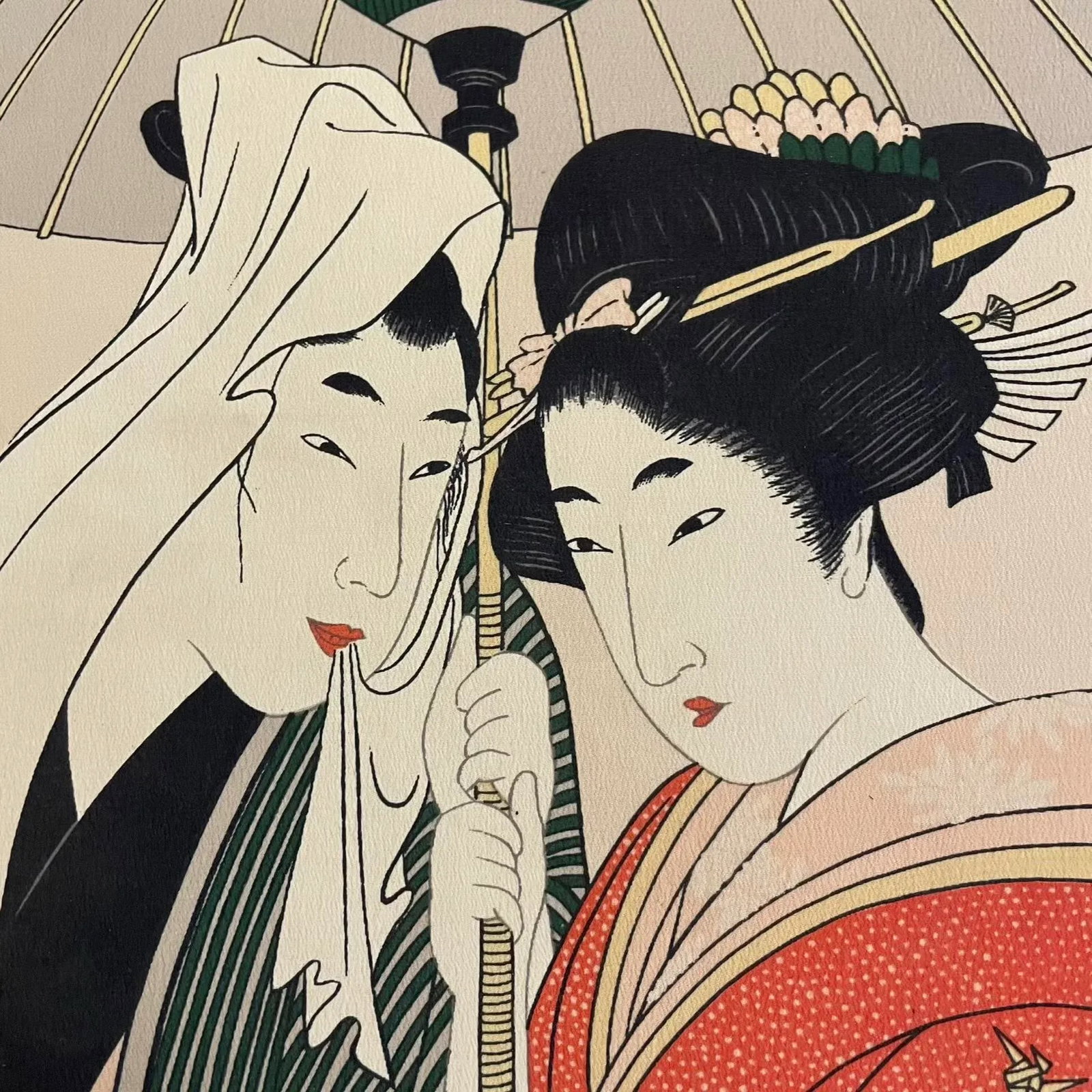 Japanese Silk Print on Board - 8