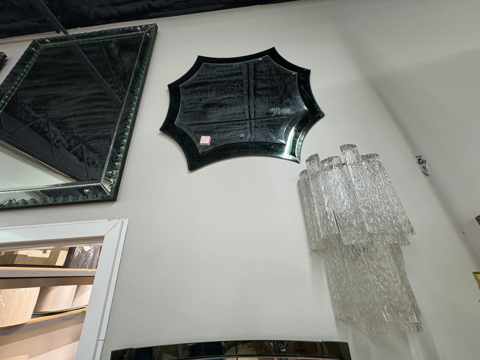 Italian Modern Fontana Arte Inspired Star Mirror - 5