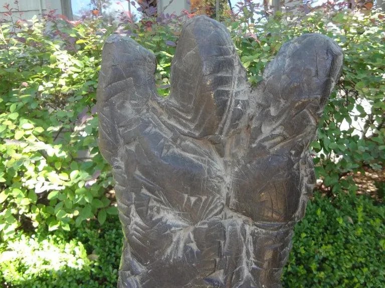 Giacometti Inspired Abstract Male Torso Bronze Sculpture on Marble Base - 4