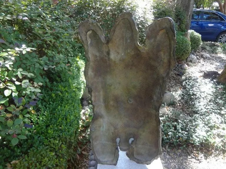 Giacometti Inspired Abstract Male Torso Bronze Sculpture on Marble Base - 9