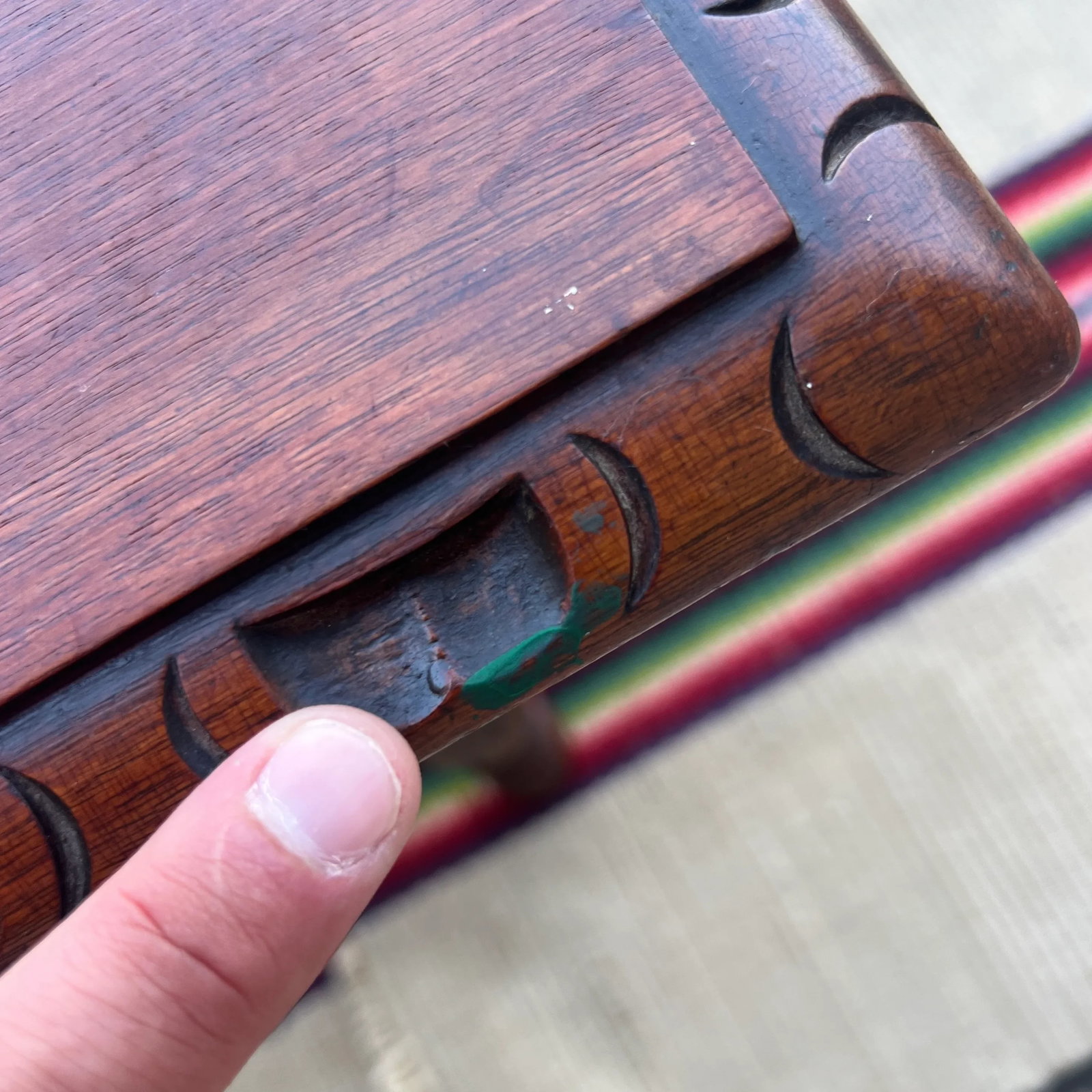 Antique Walnut William and Mary Style Turned Leg Small Sized Side Table, Circa 1920's - 5