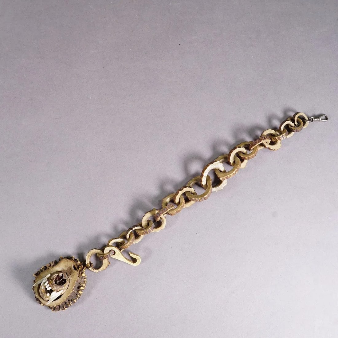 Antique Traditional Costume Chain Made From Antlers, 1990s - 2