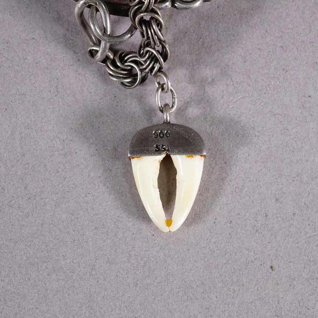 Vintage Bavarian Traditional Costume Jewelry Charivari With Hunting Pendants - 5