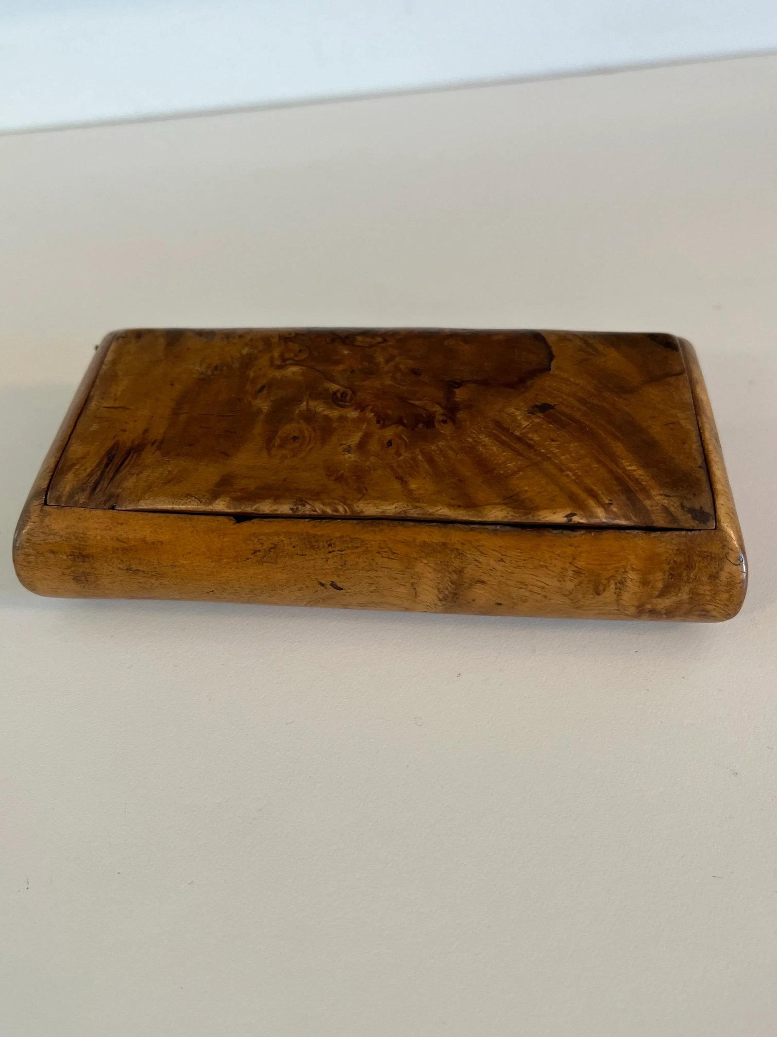 Late 19th Century Burlwood Cigarette Box - 3