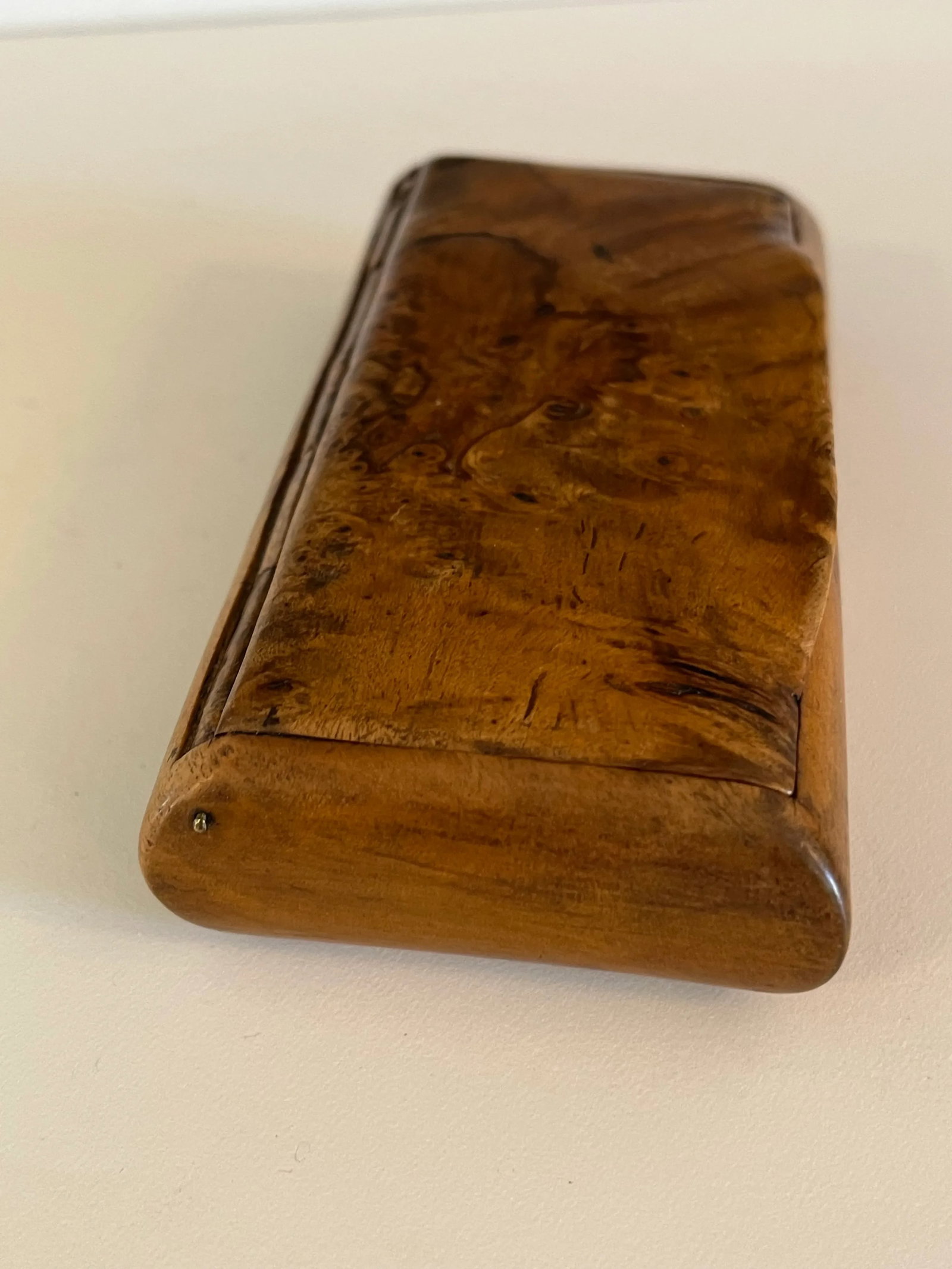 Late 19th Century Burlwood Cigarette Box - 5