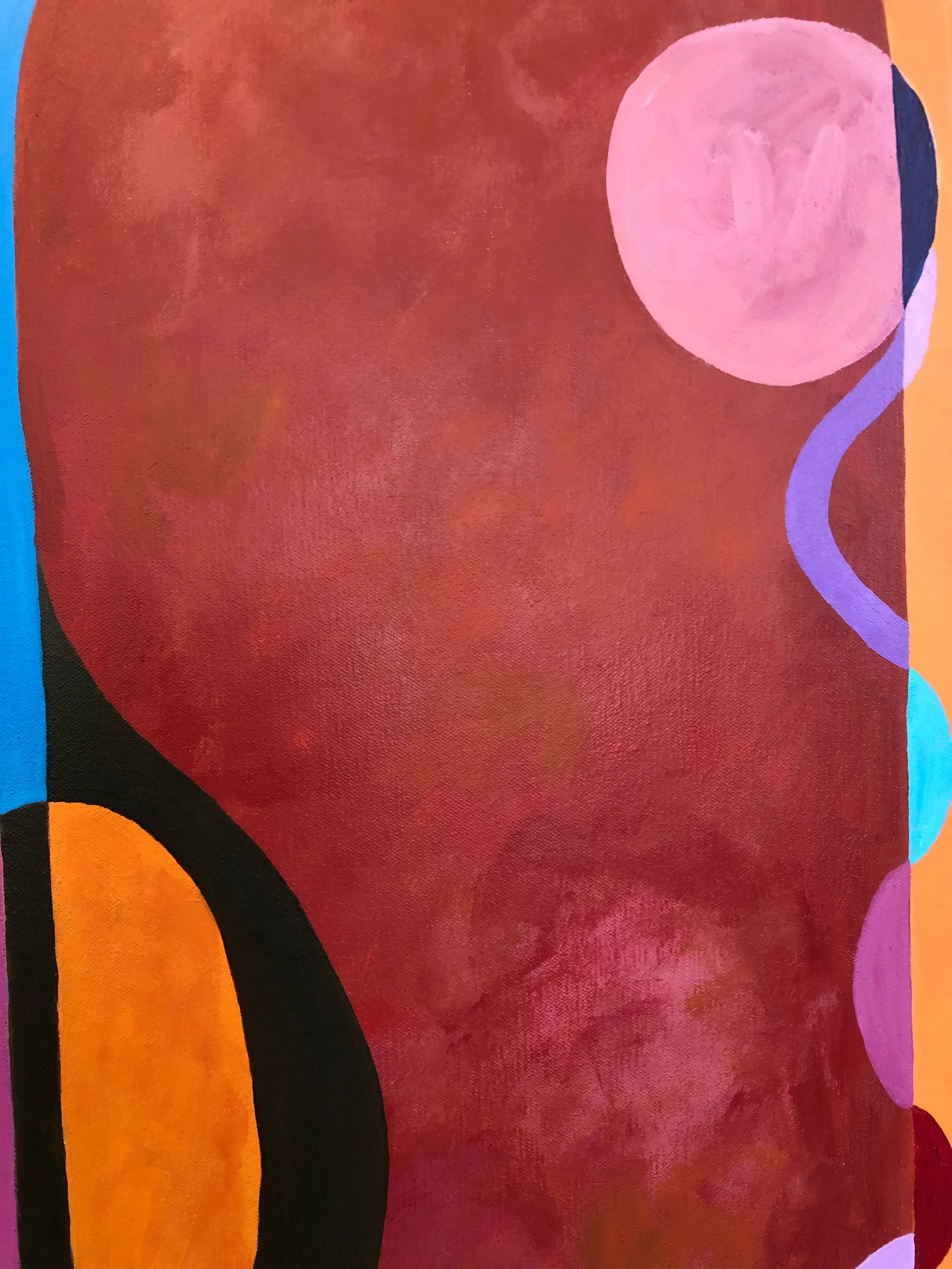 Large Bold Abstract Original Painting on Canvas - 6