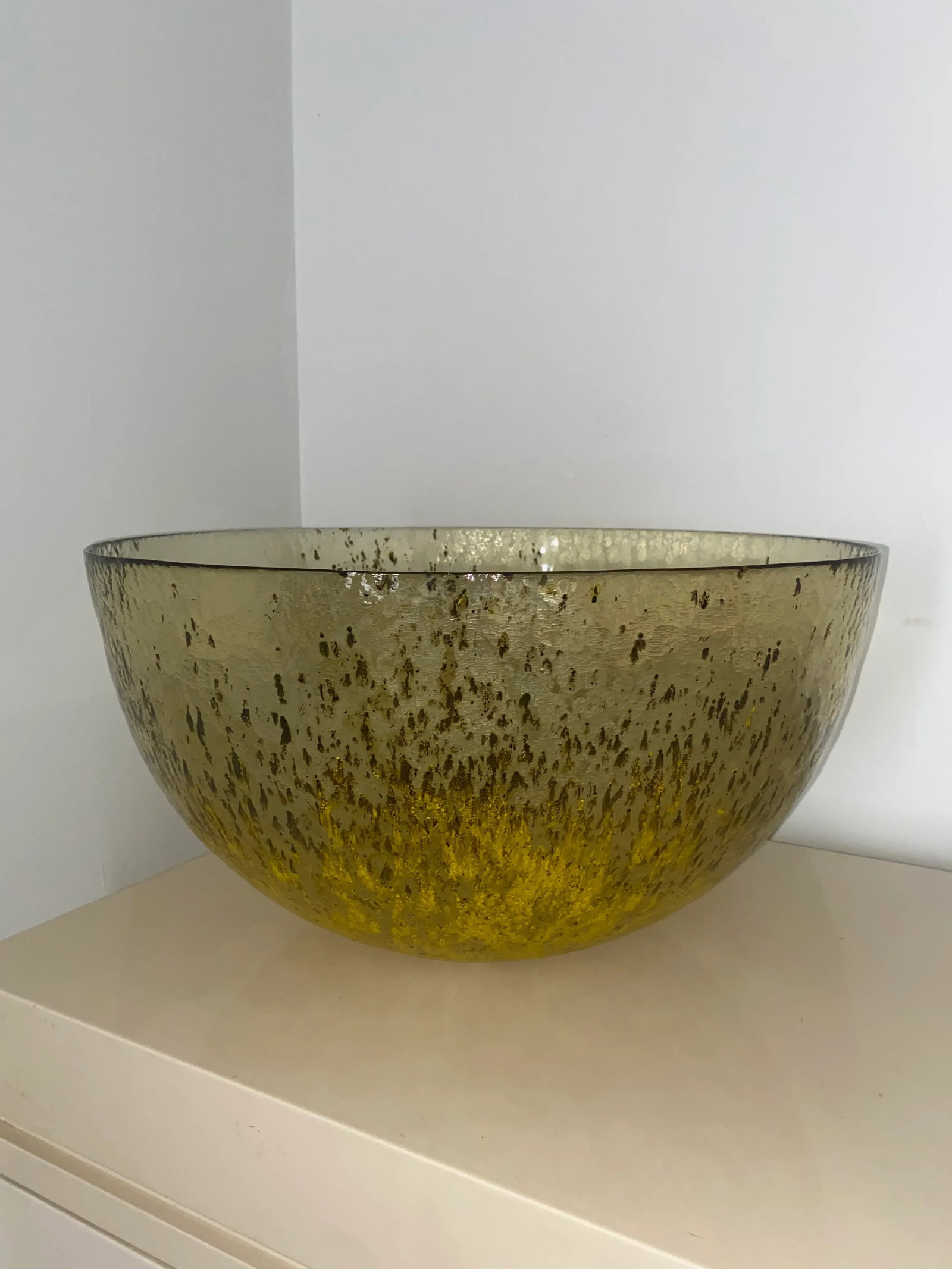 Very Large Scale Handblown Murano Glass Centerpiece Bowl - 5